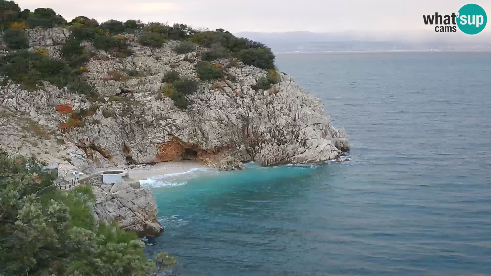 Webcam Brseč beach – Mošćenička Draga – Croatia