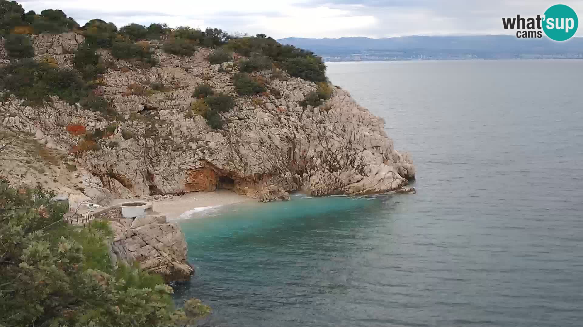 Webcam Bersezio spiaggia – Draga di Moschiena – Croazia