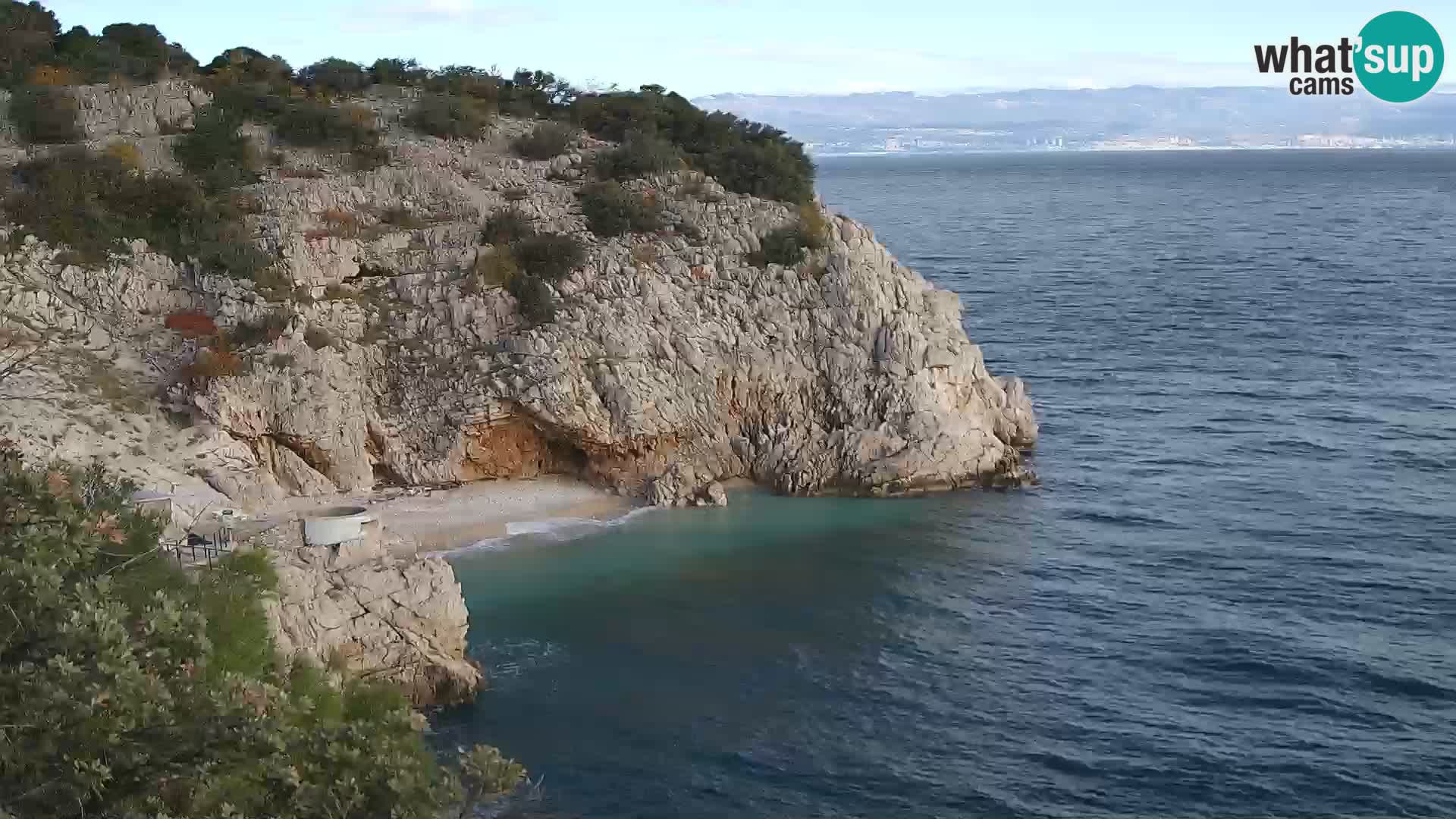 Webcam Brseč beach – Mošćenička Draga – Croatia