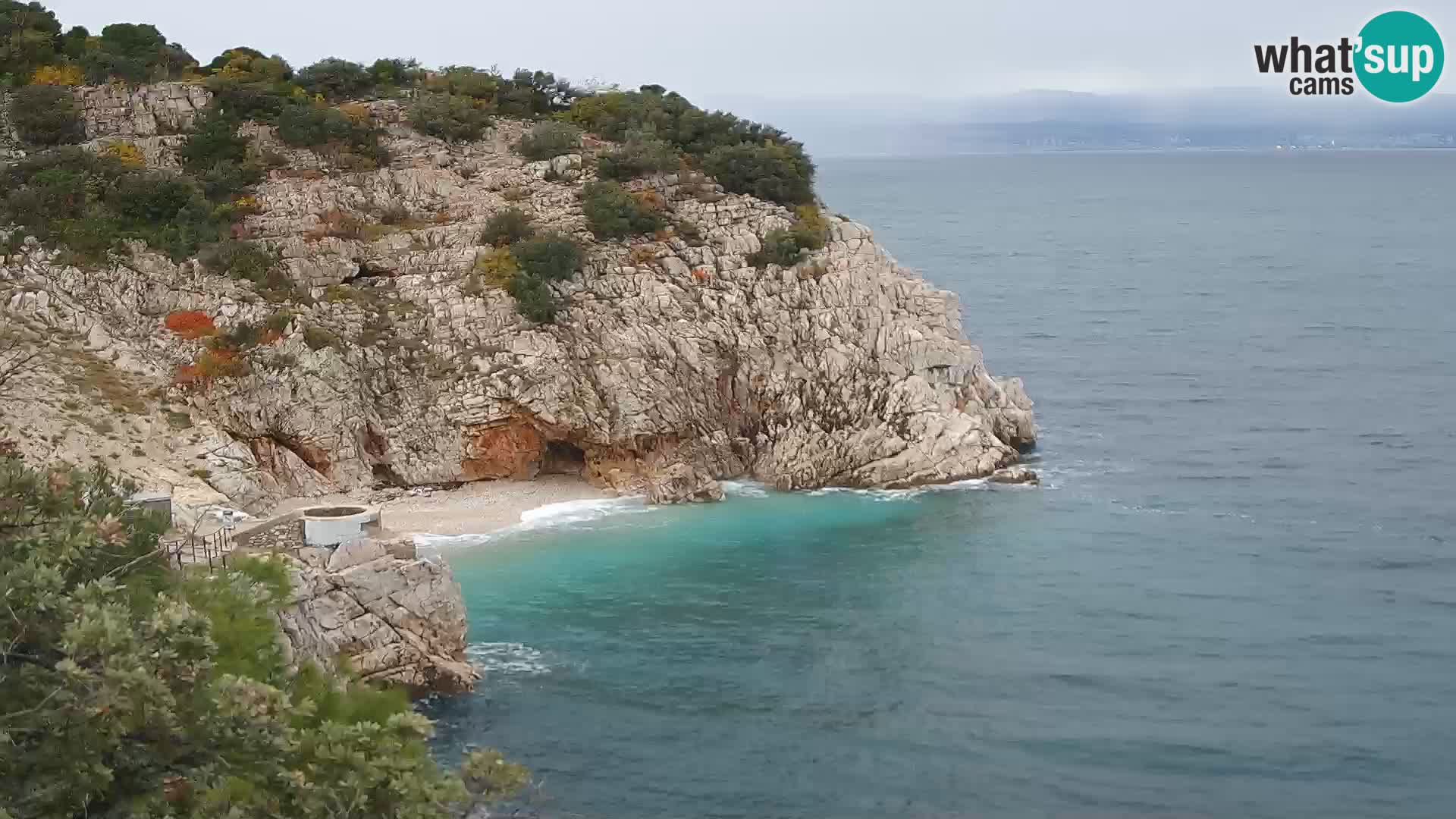 Webcam Bersezio spiaggia – Draga di Moschiena – Croazia