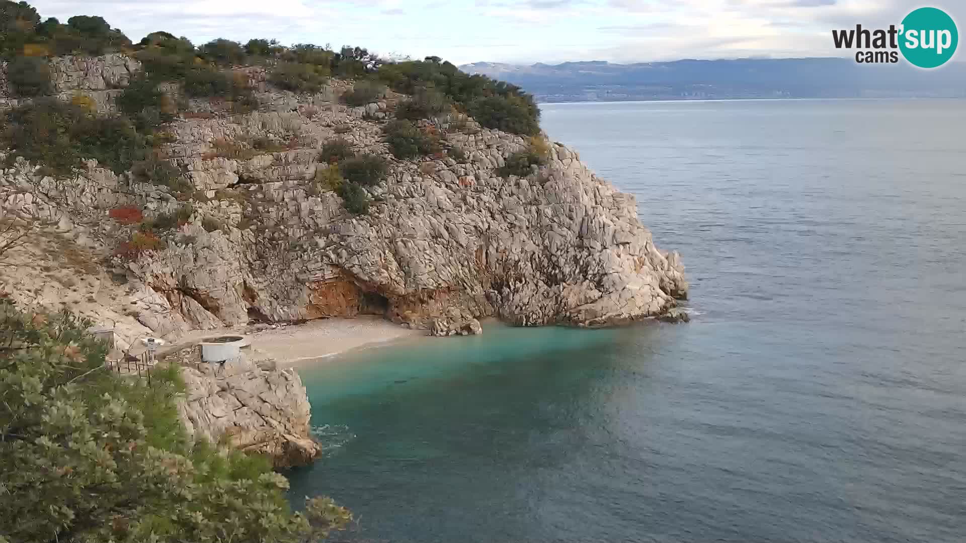 Web kamera plaže Brseč – Mošćenička Draga – Hrvatska