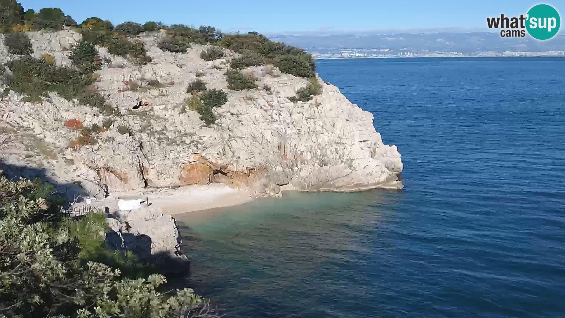 Web kamera plaže Brseč – Mošćenička Draga – Hrvatska