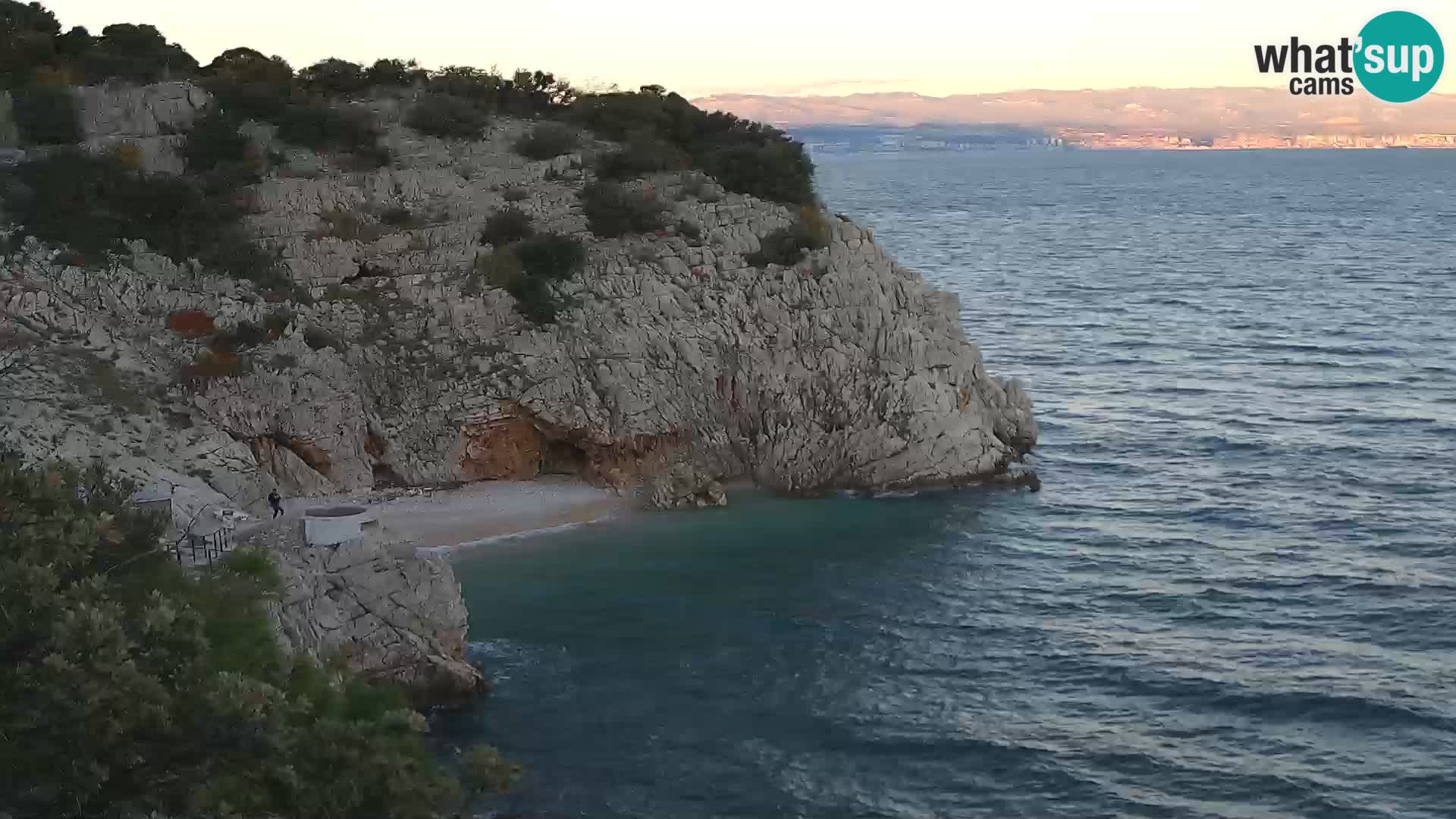 Webcam Brseč beach – Mošćenička Draga – Croatia