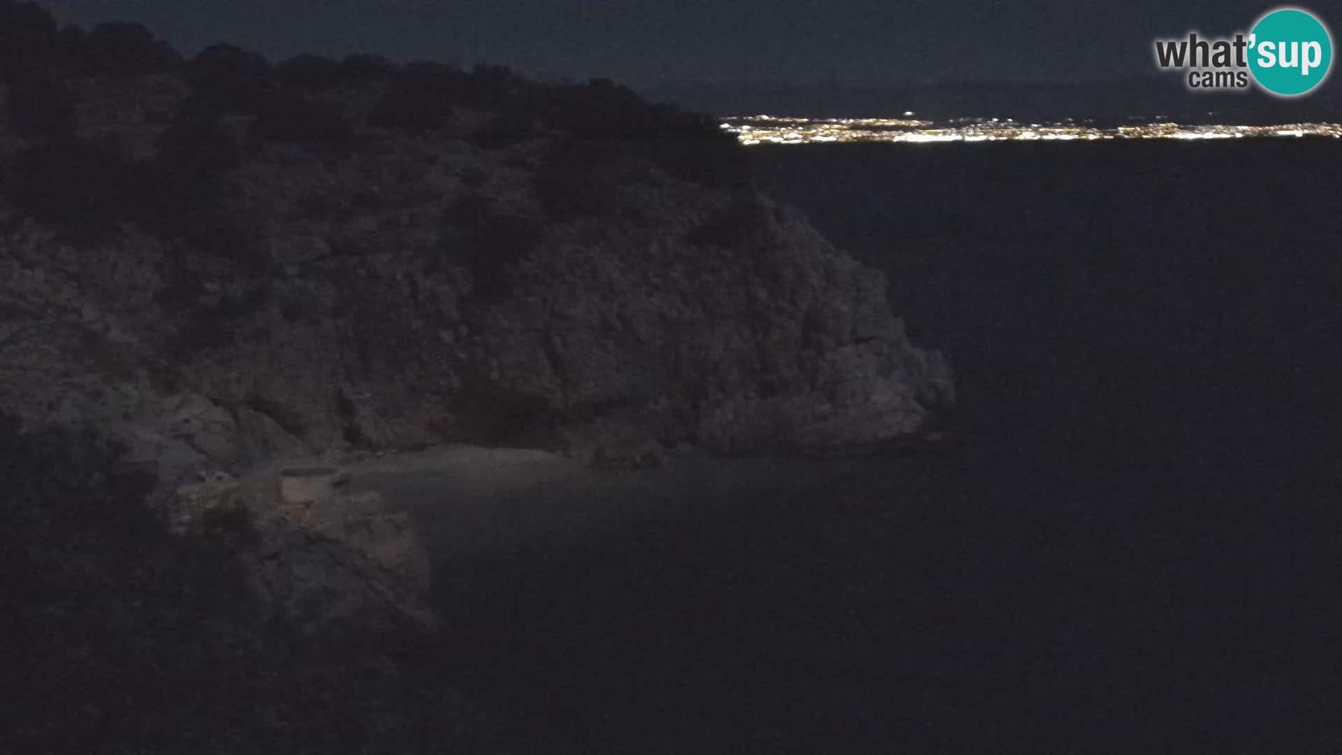 Webcam plage Brseč à Mošćenička Draga, Croatie