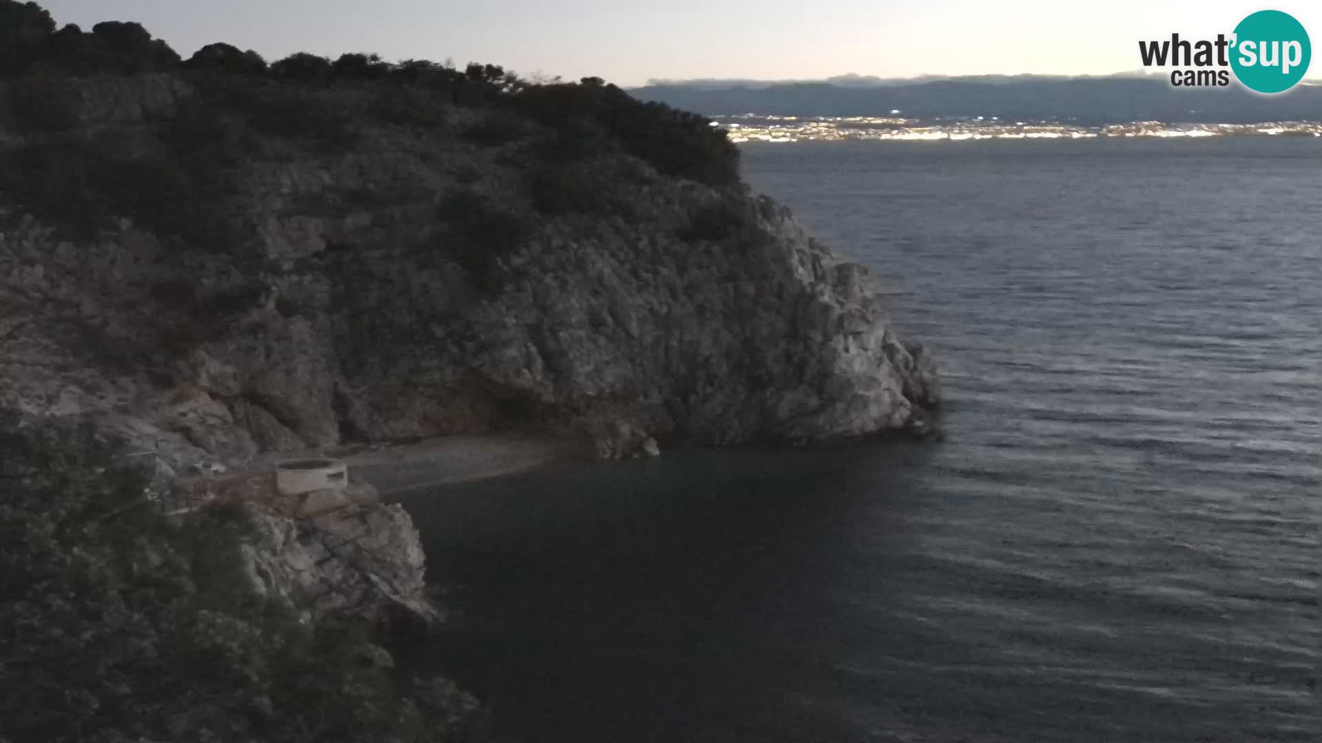 Webcam Bersezio spiaggia – Draga di Moschiena – Croazia