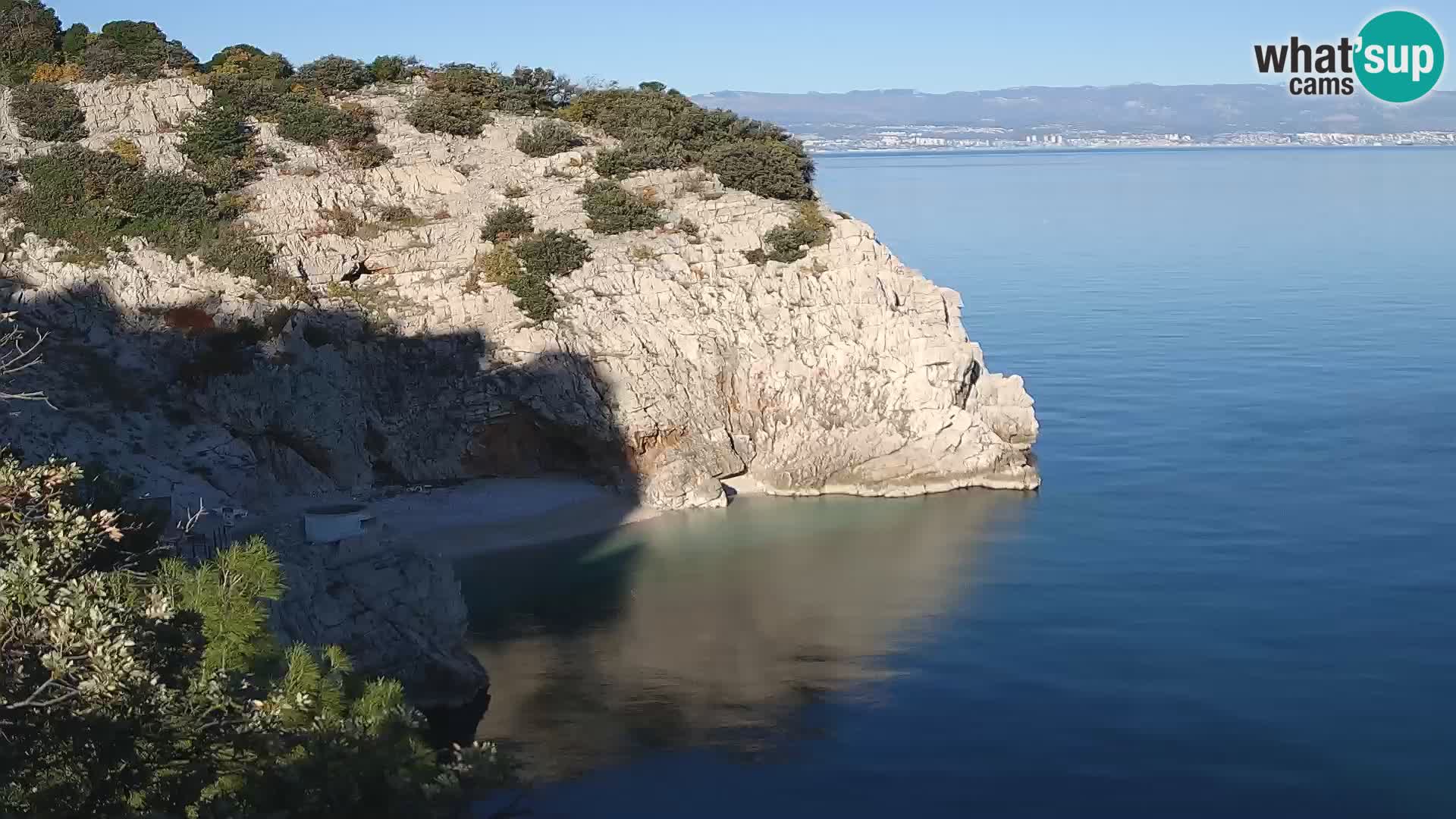 Webcam Brseč beach – Mošćenička Draga – Croatia
