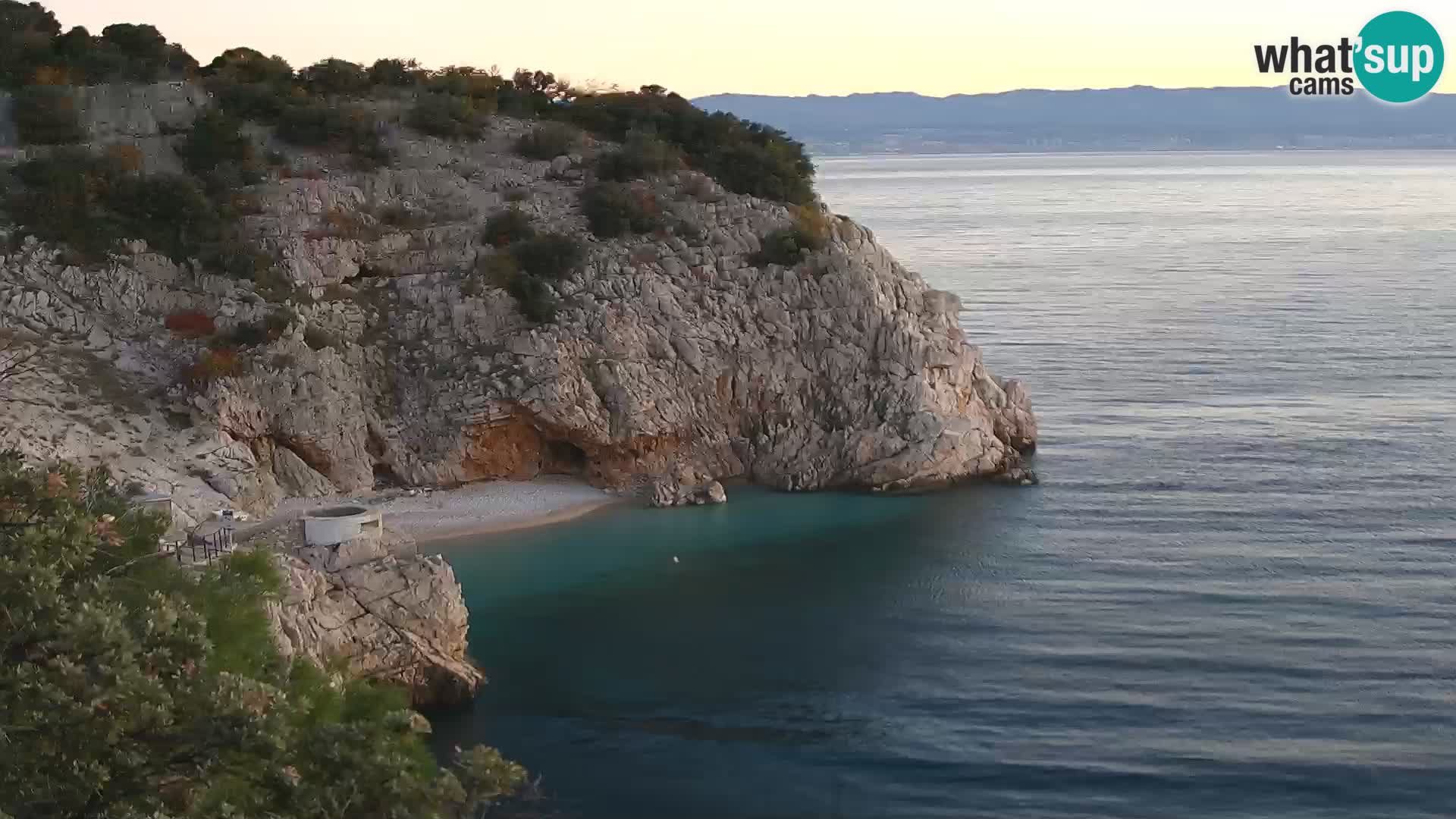 Webcam Brseč beach – Mošćenička Draga – Croatia