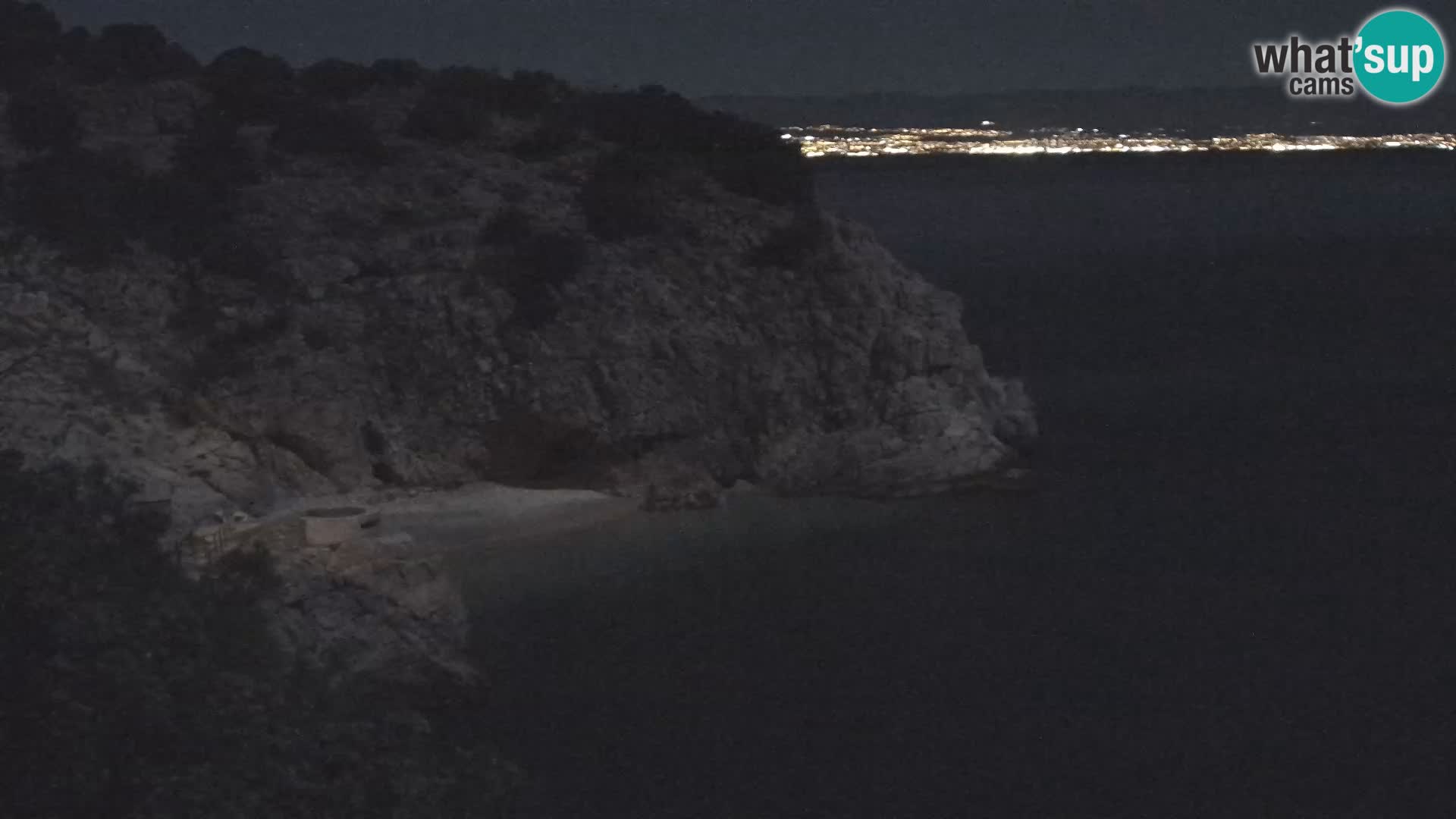 Cámara web de la playa de Brseč en Mošćenička Draga, Croacia
