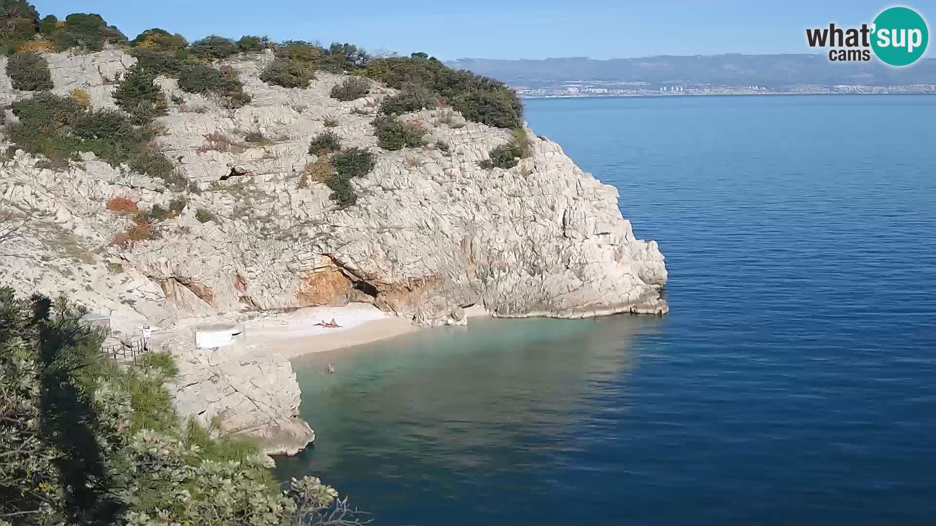 Webcam Brseč Strand – Mošćenička Draga – Kroatien