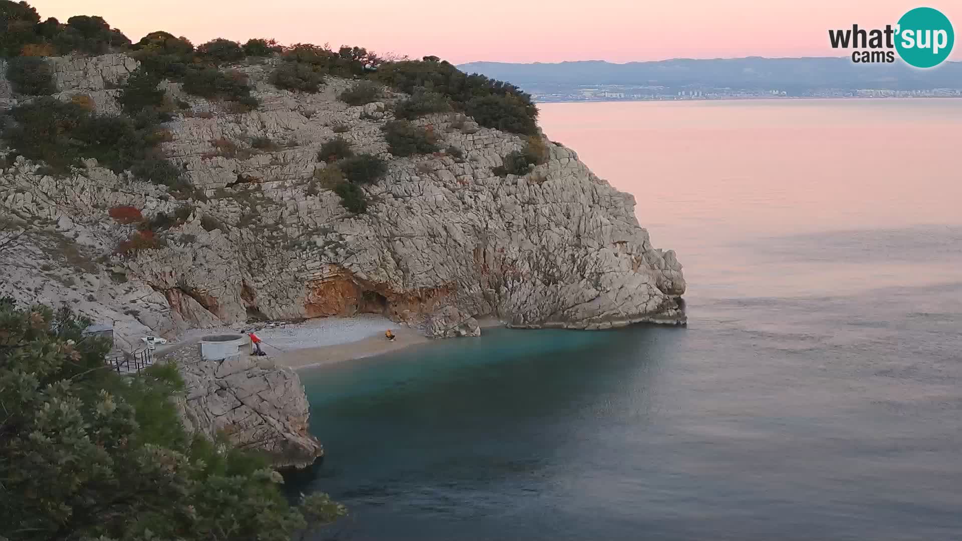 Webcam Brseč beach – Mošćenička Draga – Croatia