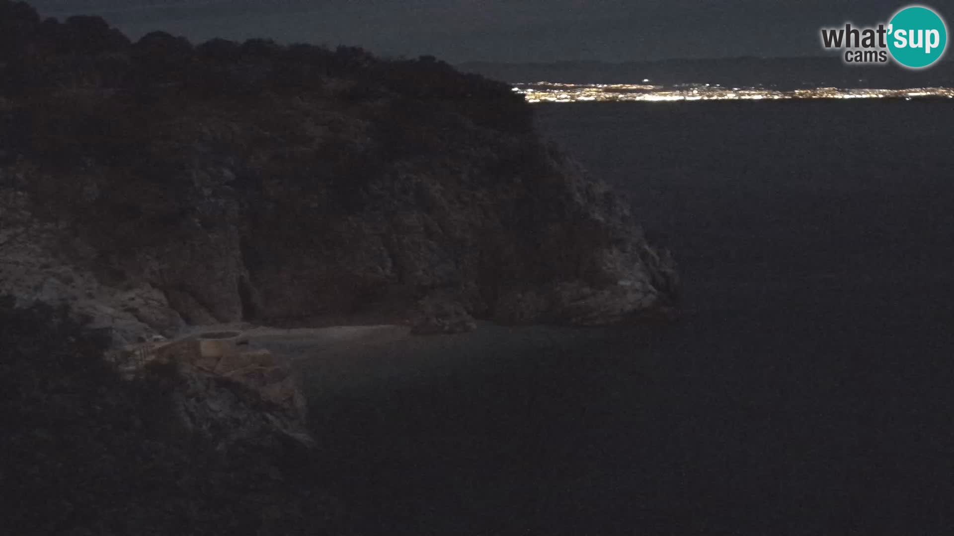 Spletna kamera Brseč plaža – Mošćenička Draga – Hrvaška