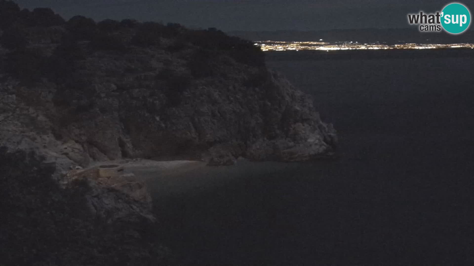 Cámara web de la playa de Brseč en Mošćenička Draga, Croacia