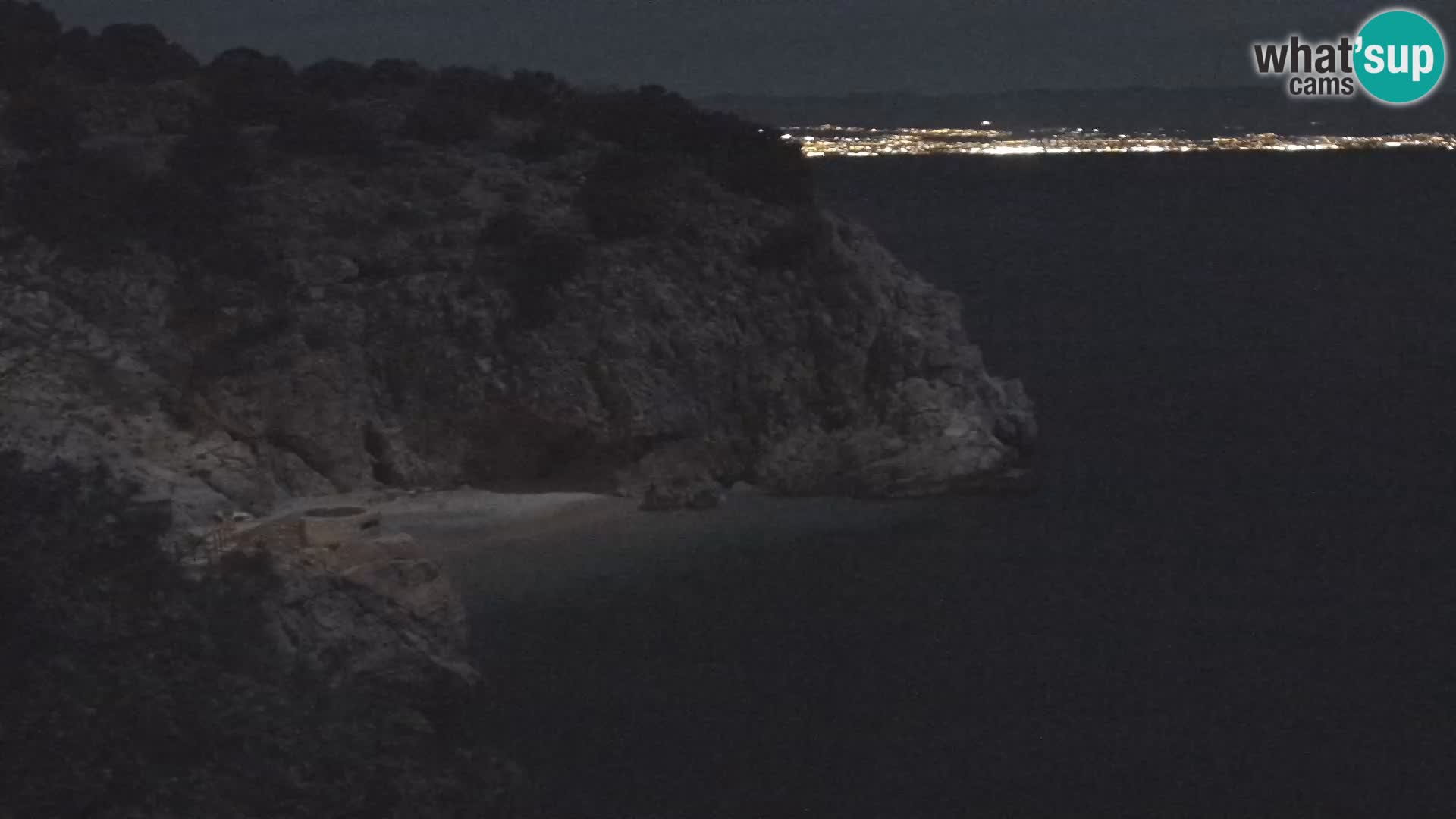 Webcam plage Brseč à Mošćenička Draga, Croatie
