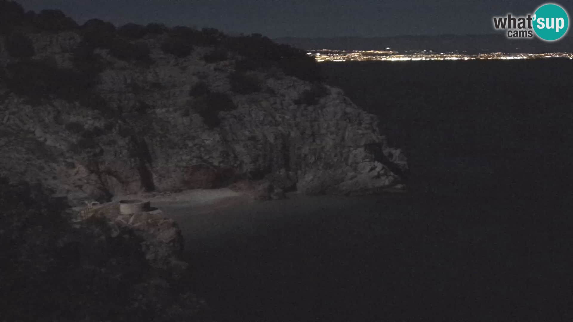 Webcam plage Brseč à Mošćenička Draga, Croatie