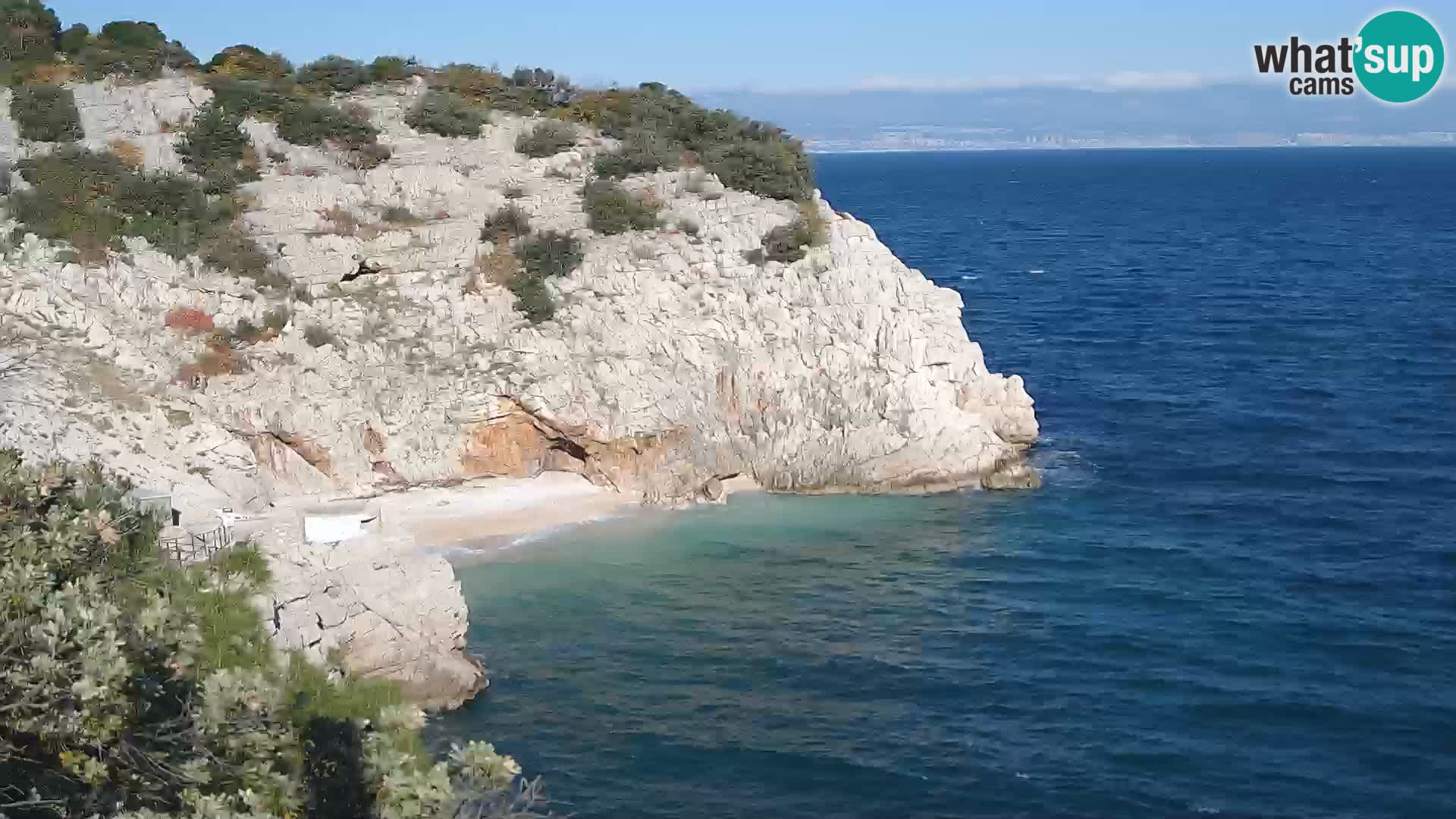 Webcam Brseč Strand – Mošćenička Draga – Kroatien
