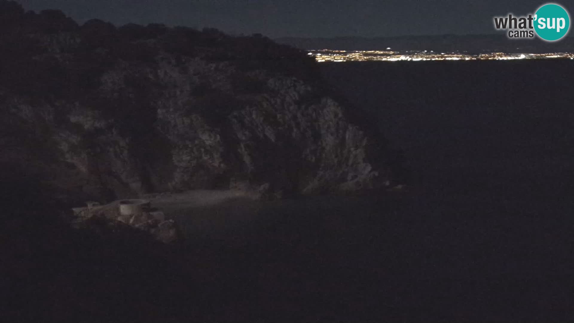 Webcam plage Brseč à Mošćenička Draga, Croatie