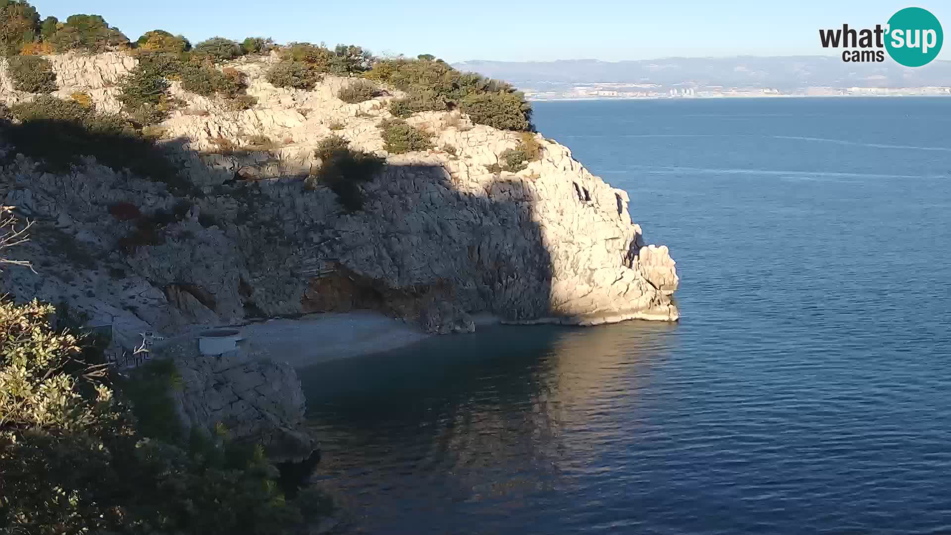 Web kamera plaže Brseč – Mošćenička Draga – Hrvatska