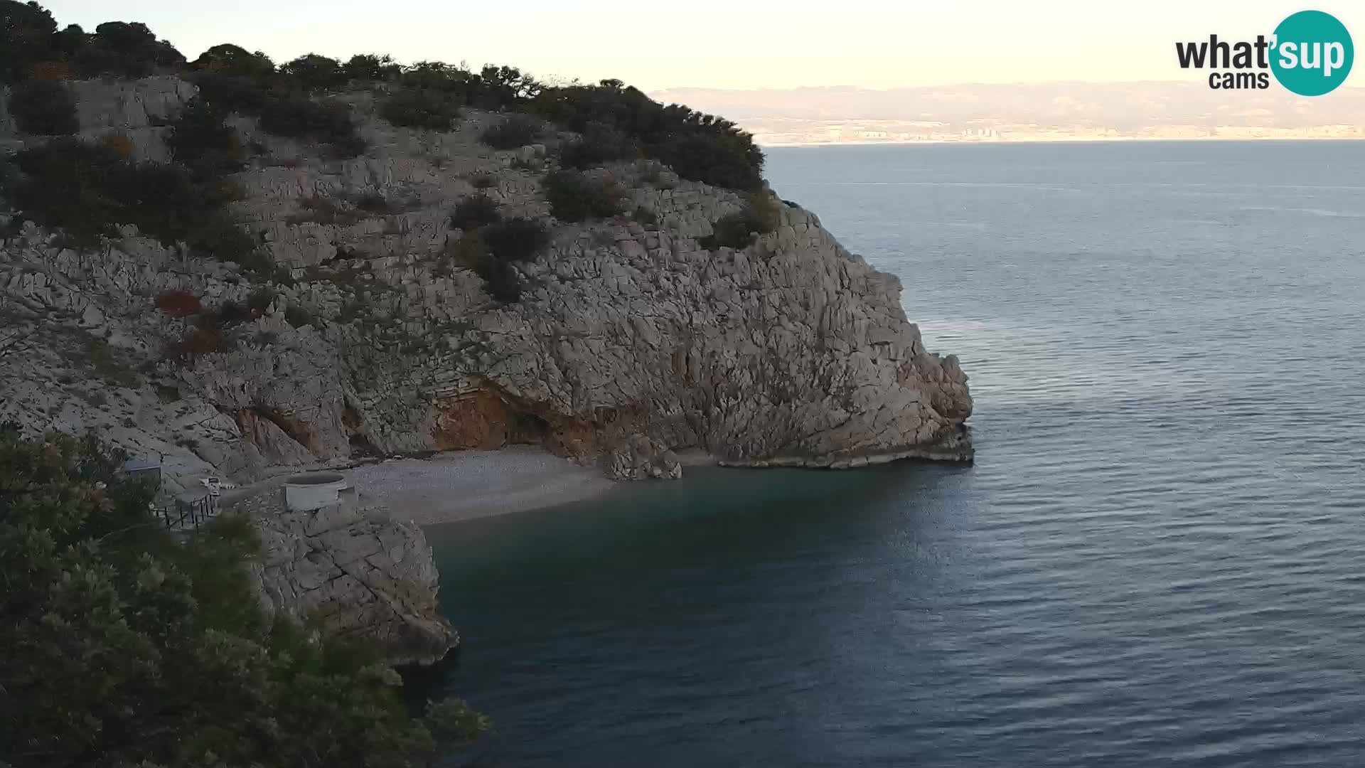 Web kamera plaže Brseč – Mošćenička Draga – Hrvatska