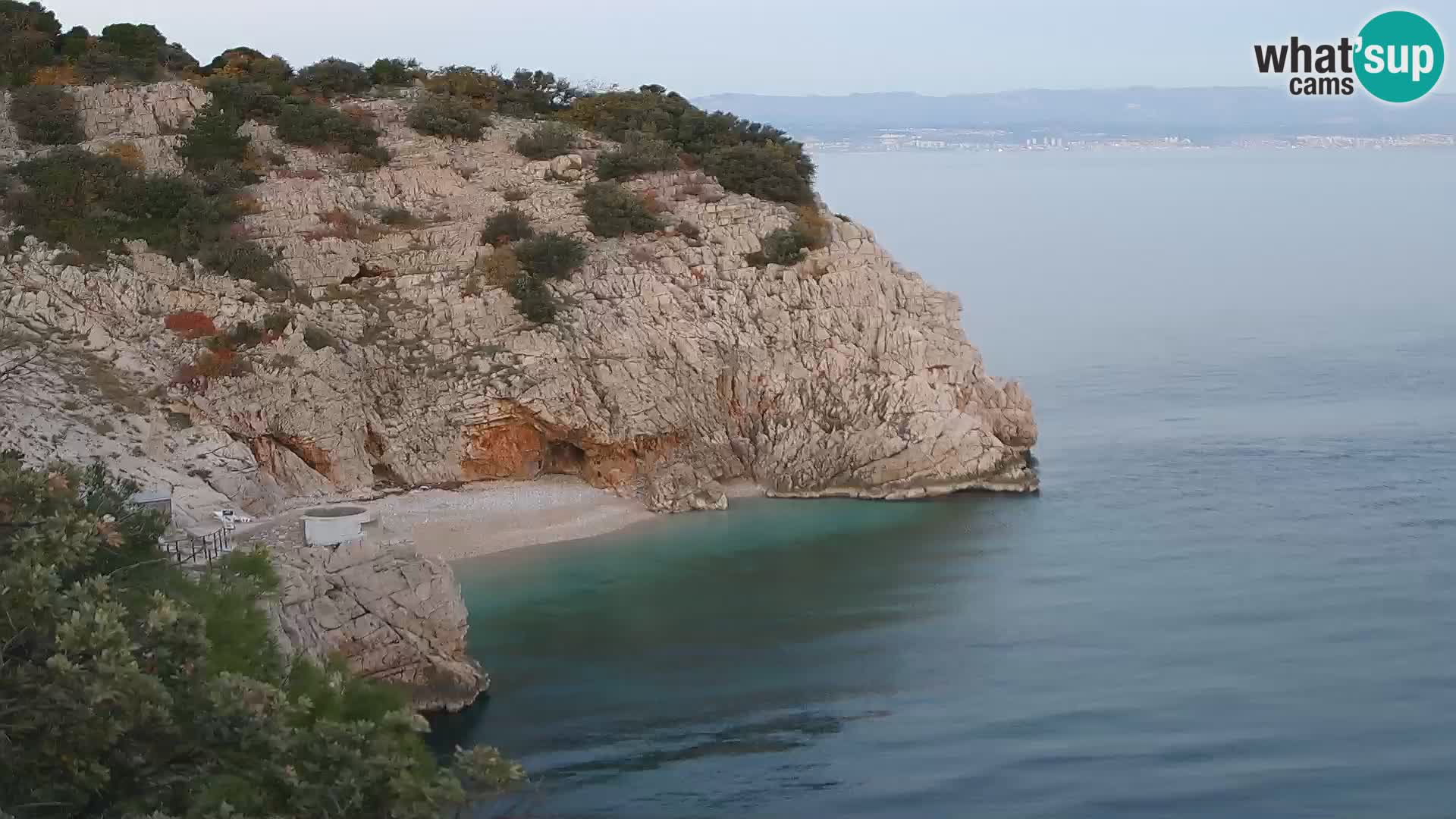Webcam Brseč Strand – Mošćenička Draga – Kroatien