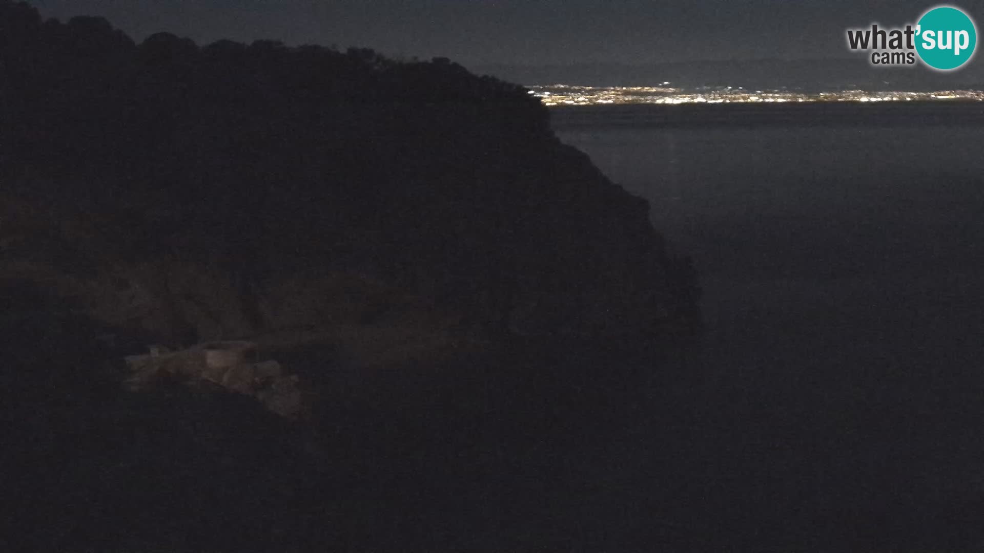 Webcam plage Brseč à Mošćenička Draga, Croatie