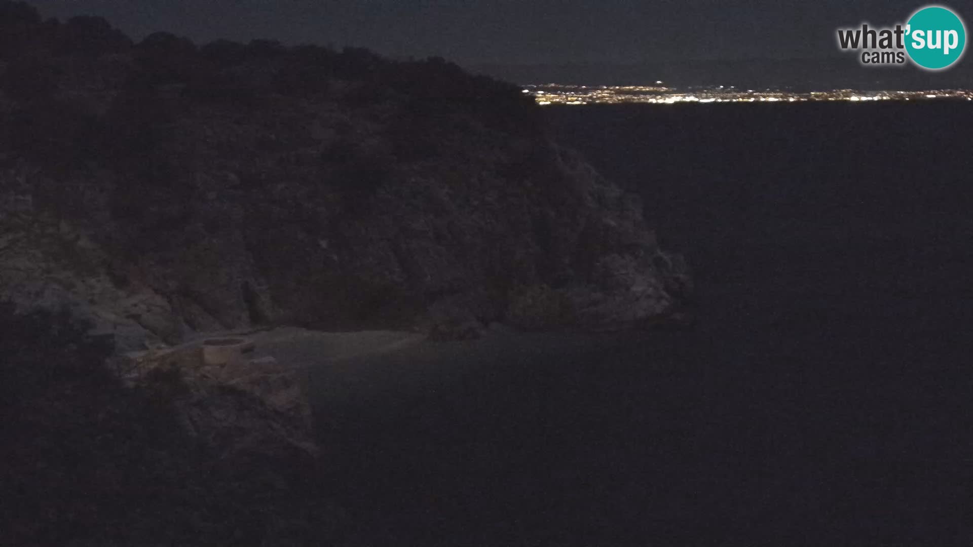 Webcam plage Brseč à Mošćenička Draga, Croatie