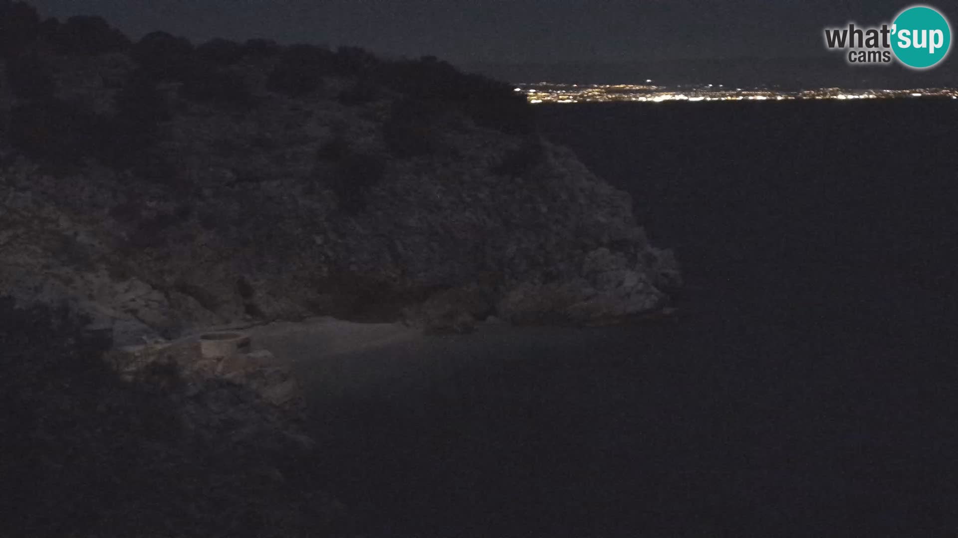 Webcam plage Brseč à Mošćenička Draga, Croatie