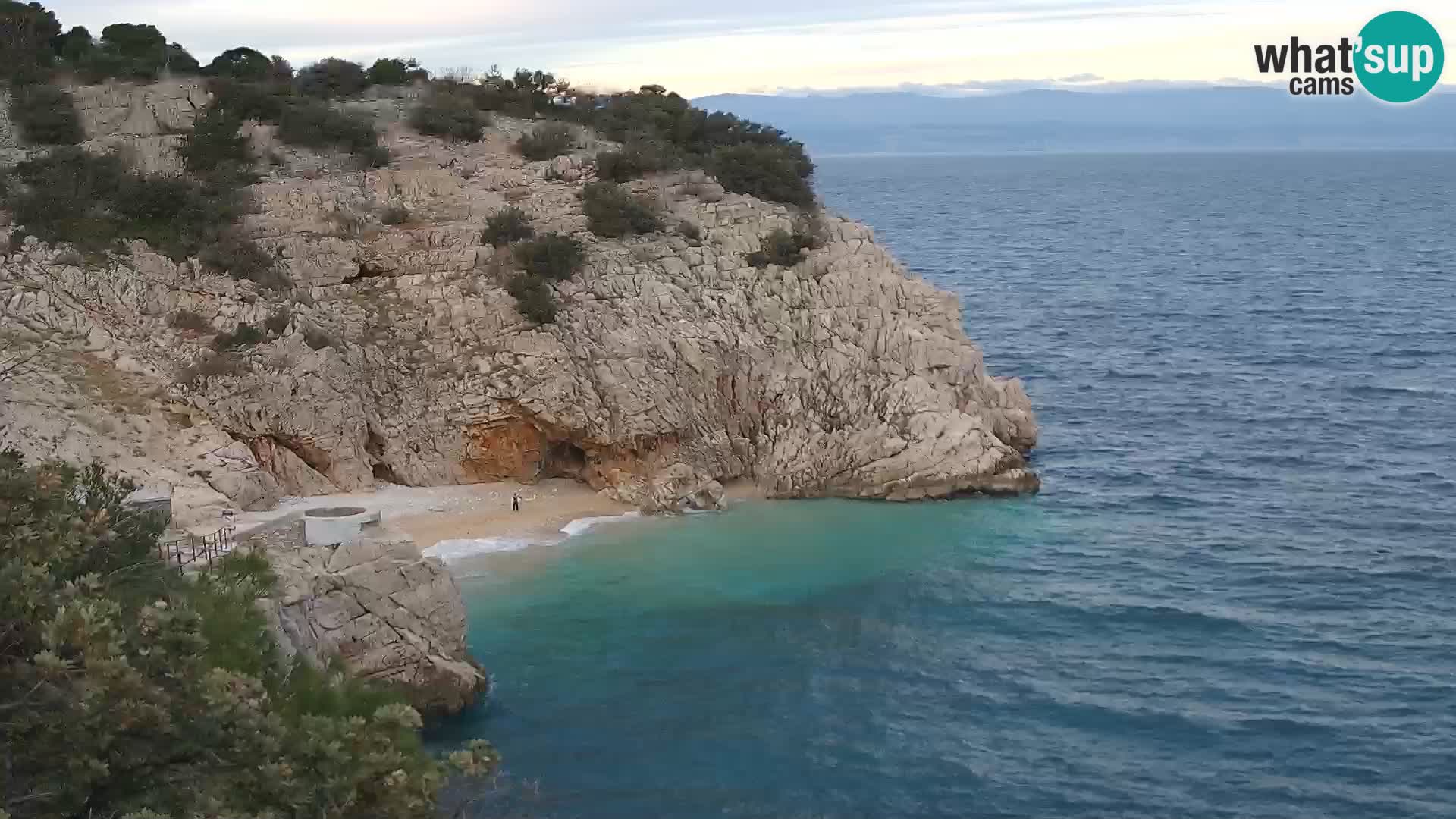 Webcam Bersezio spiaggia – Draga di Moschiena – Croazia