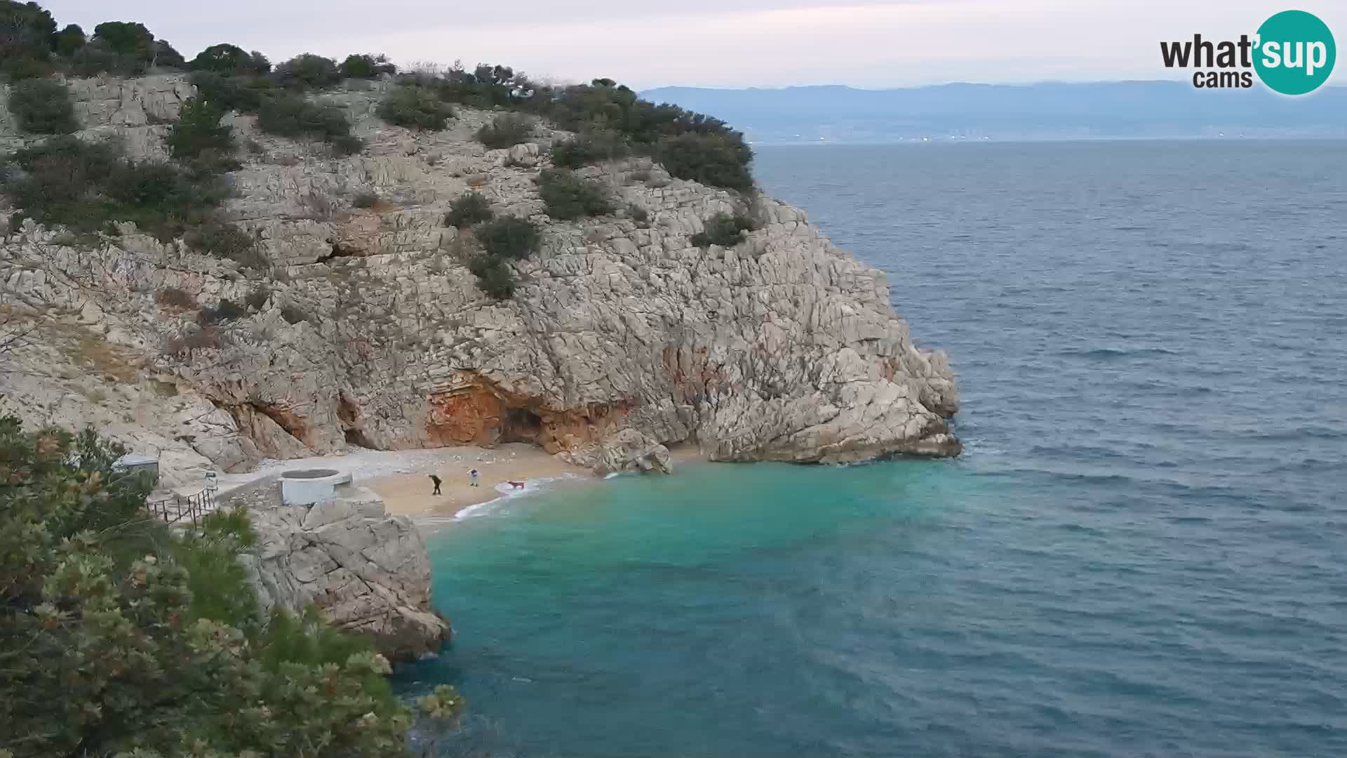Webcam Bersezio spiaggia – Draga di Moschiena – Croazia