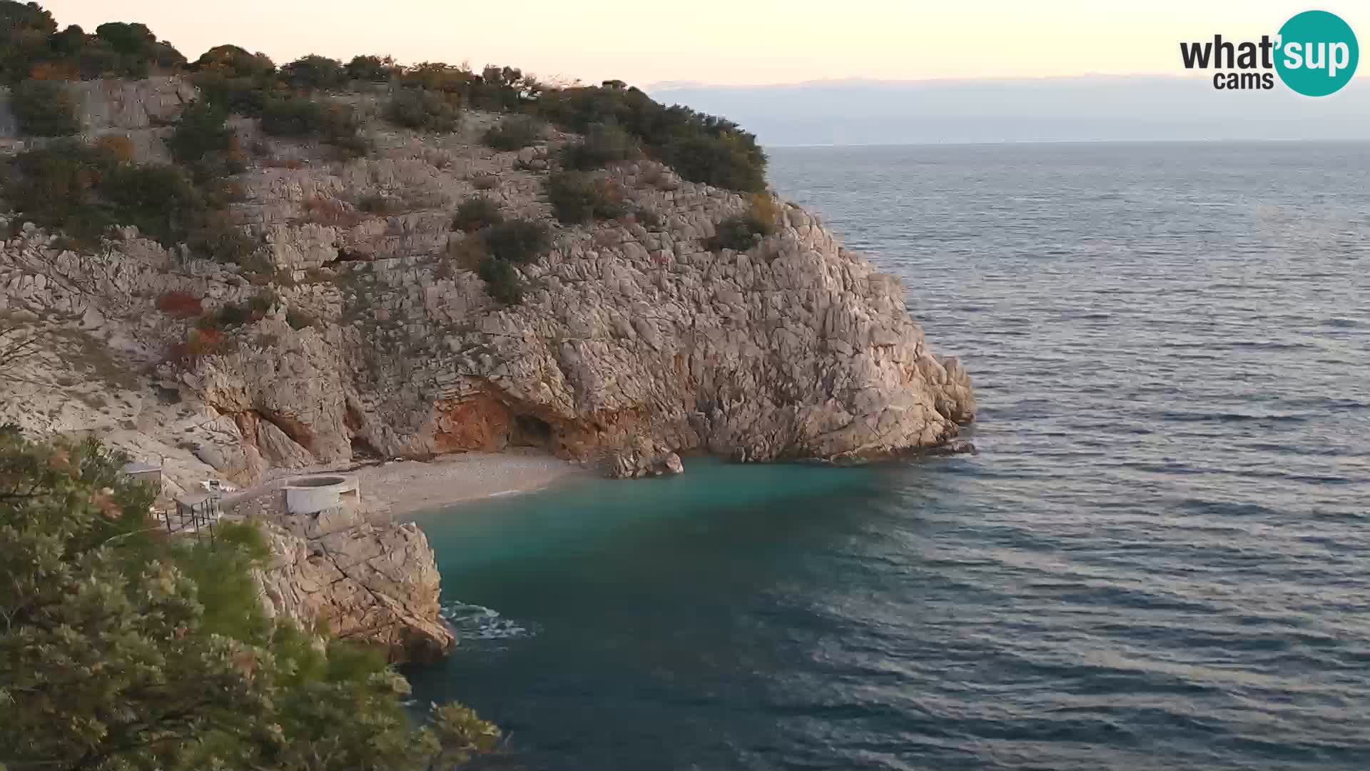 Webcam Brseč Strand – Mošćenička Draga – Kroatien