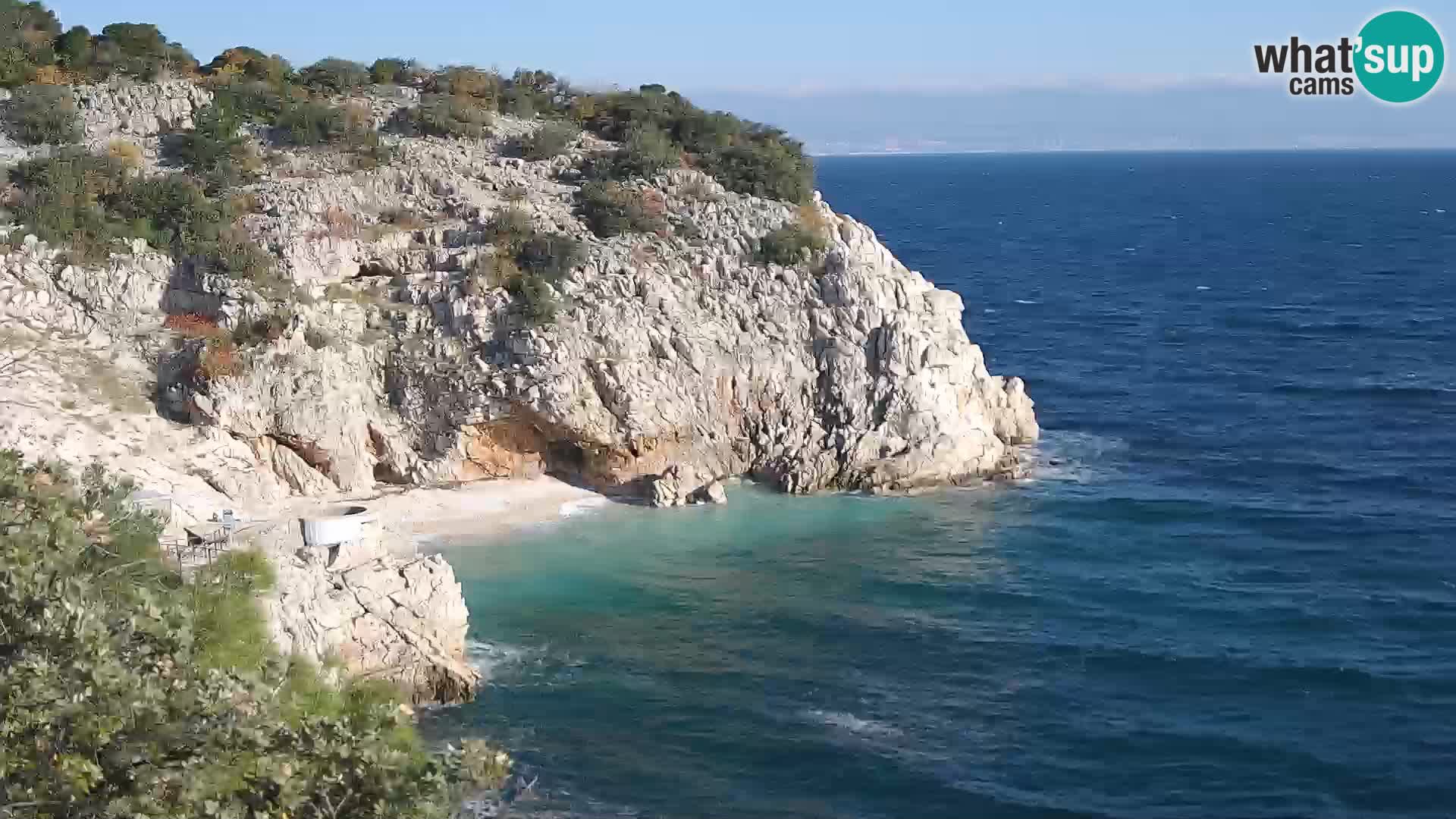 Webcam Bersezio spiaggia – Draga di Moschiena – Croazia