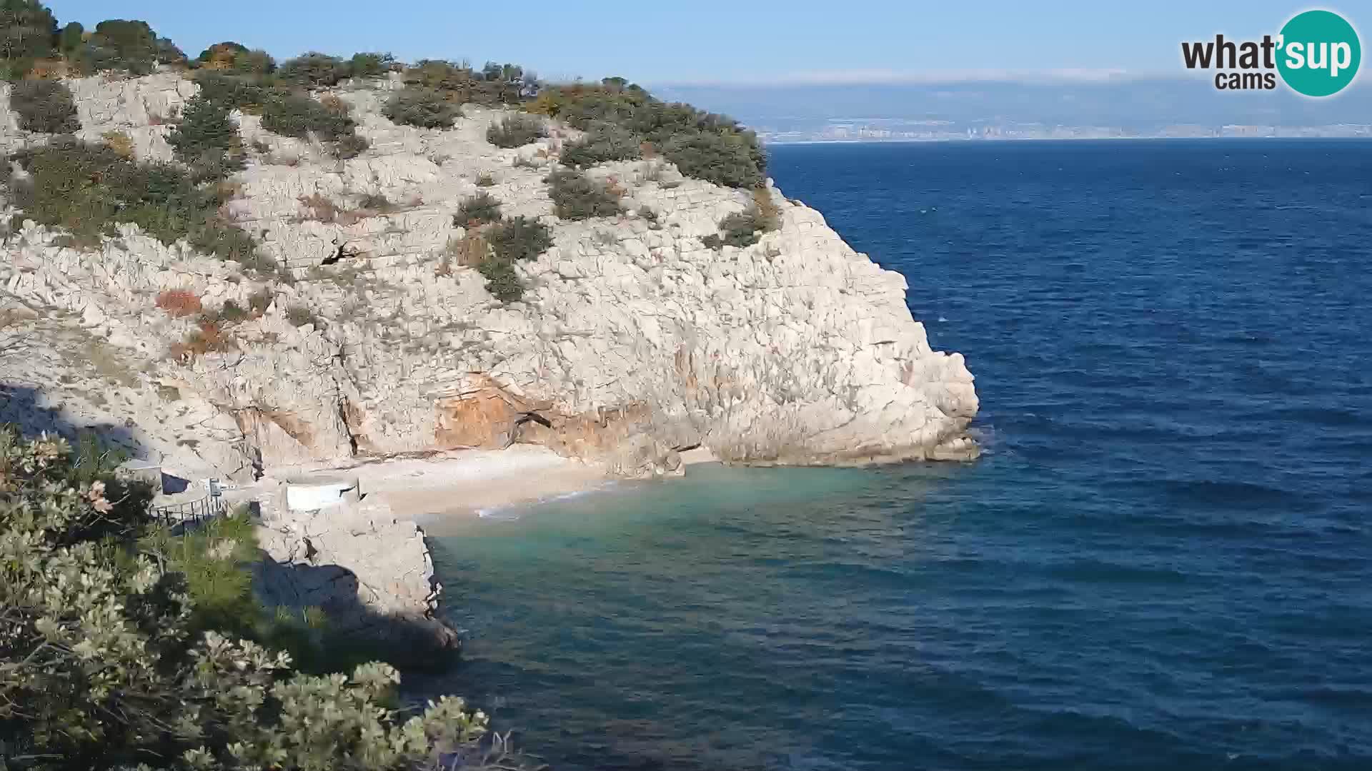 Webcam Brseč beach – Mošćenička Draga – Croatia