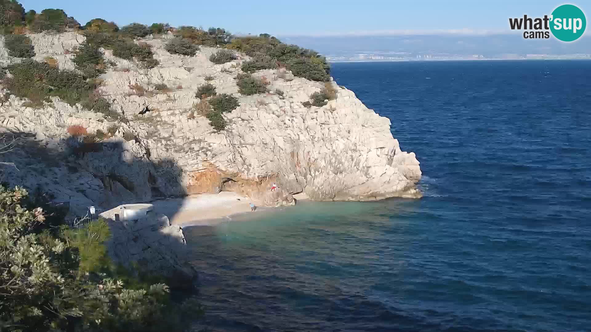 Webcam Brseč Strand – Mošćenička Draga – Kroatien