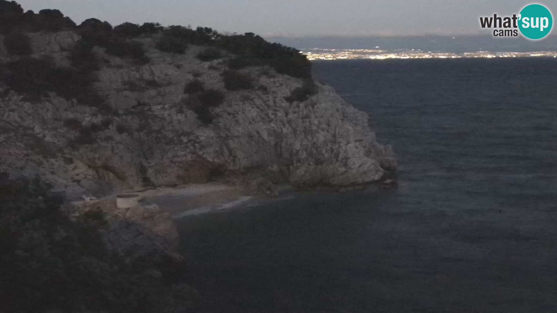 Cámara web de la playa de Brseč en Mošćenička Draga, Croacia