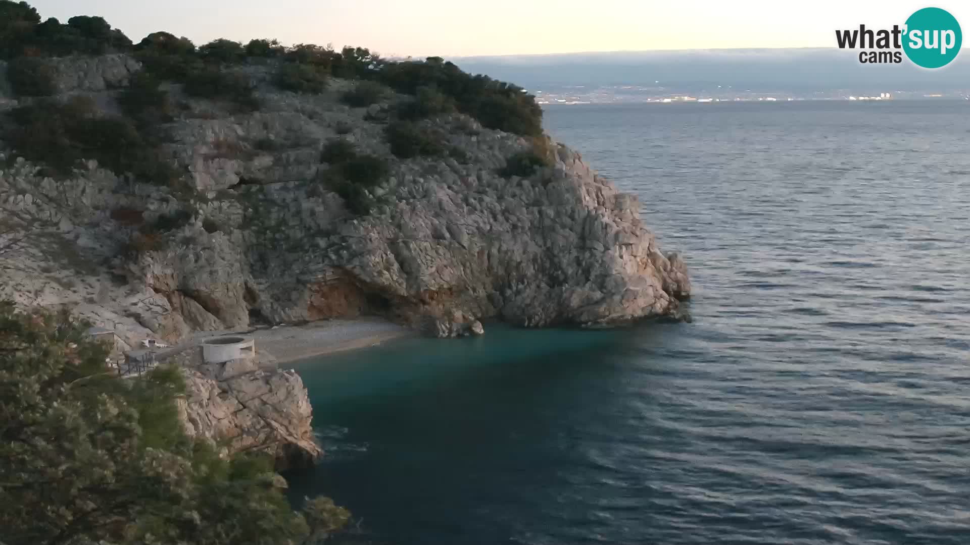 Webcam Brseč beach – Mošćenička Draga – Croatia
