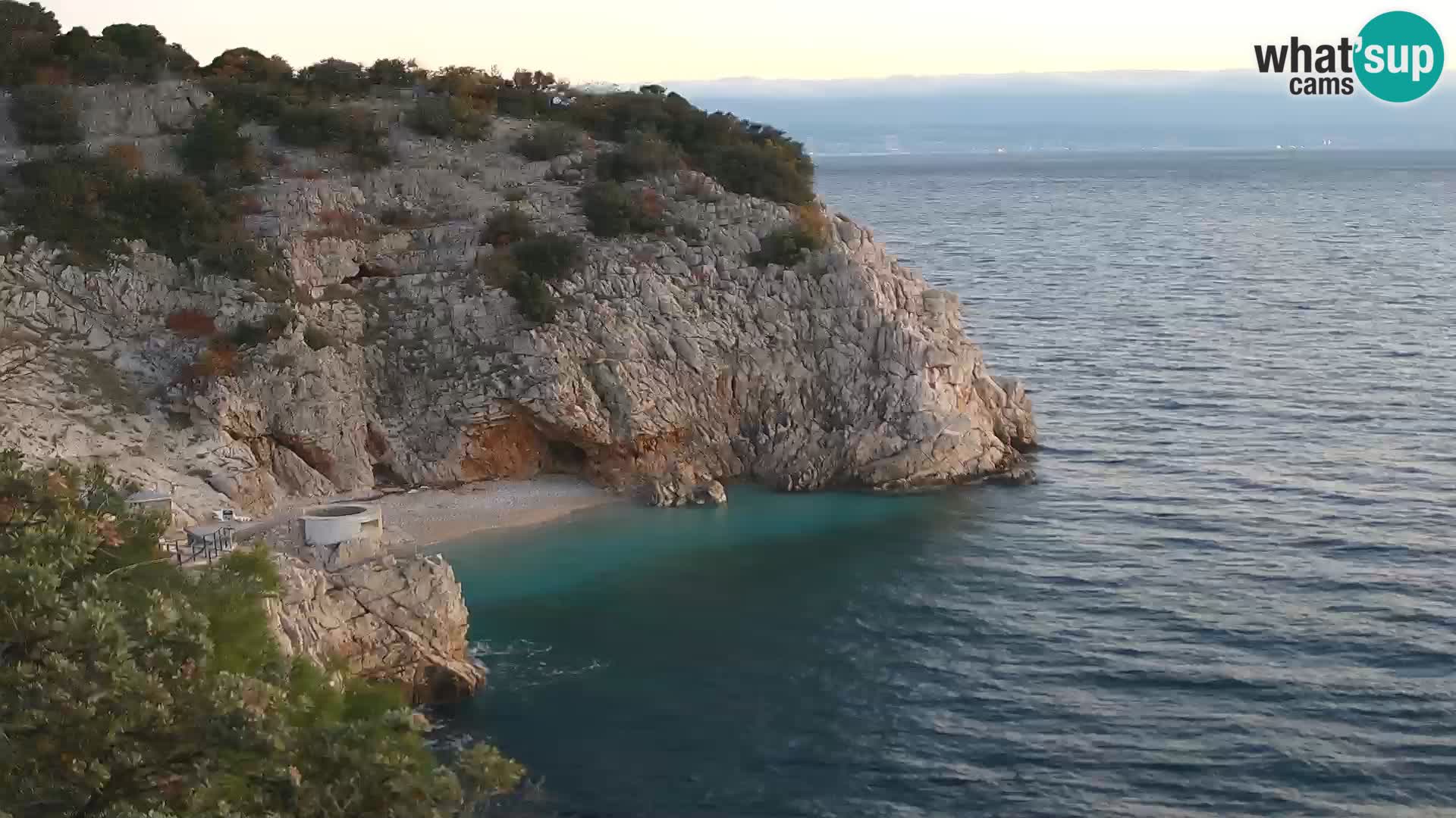 Webcam Bersezio spiaggia – Draga di Moschiena – Croazia