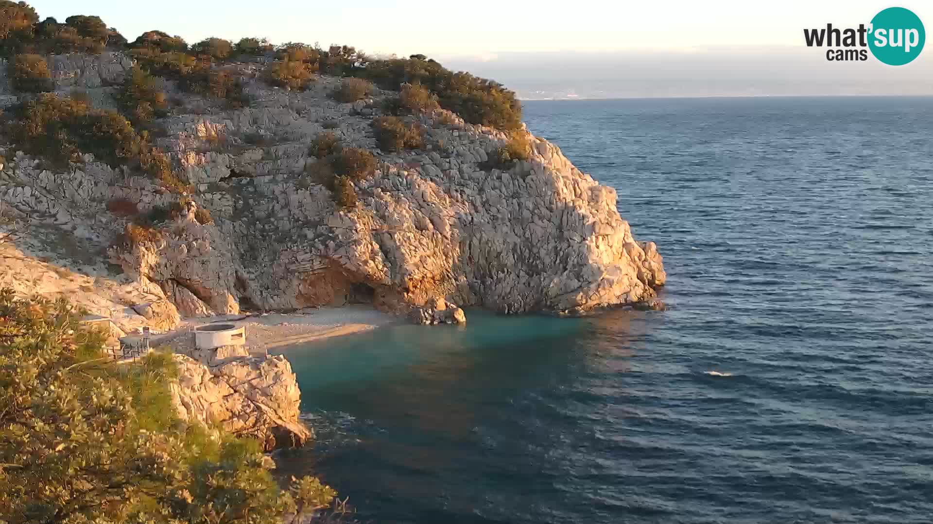 Webcam Brseč Strand – Mošćenička Draga – Kroatien