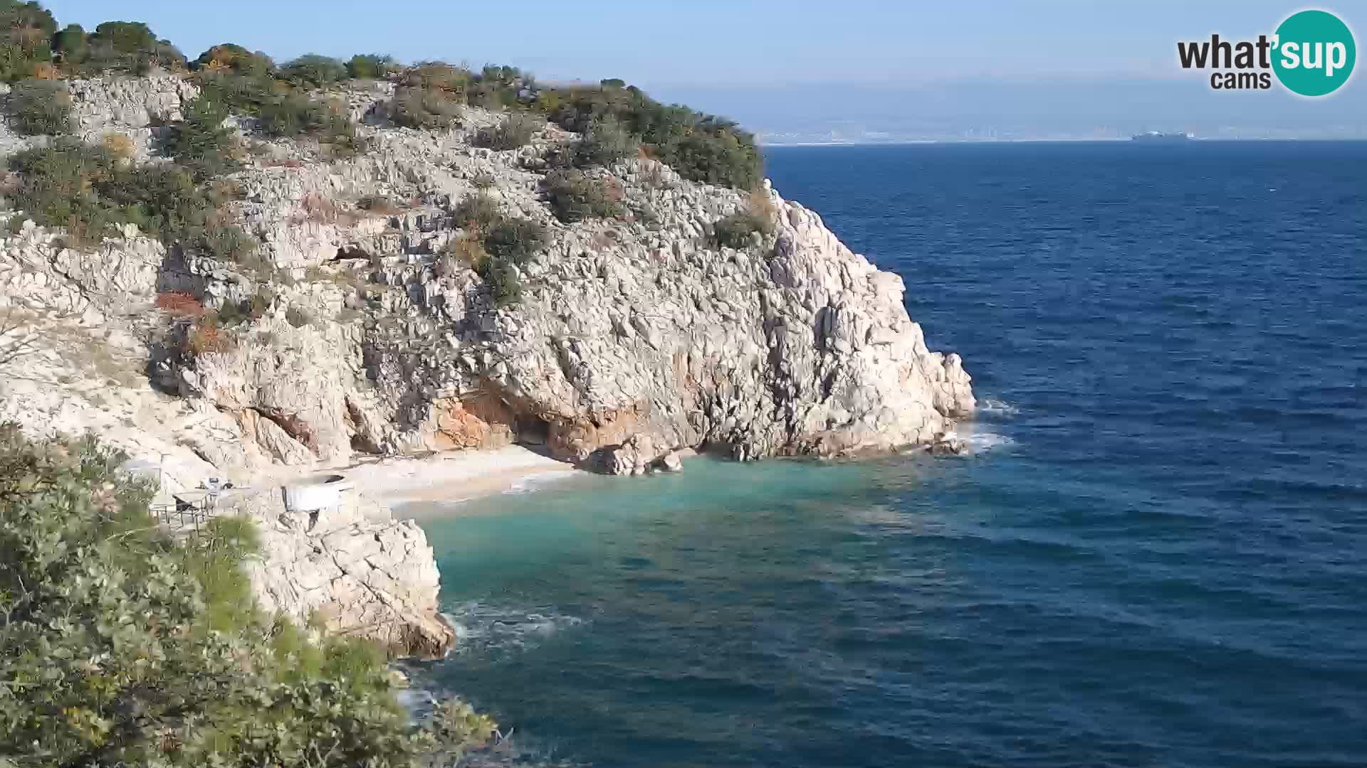 Webcam Brseč Strand – Mošćenička Draga – Kroatien