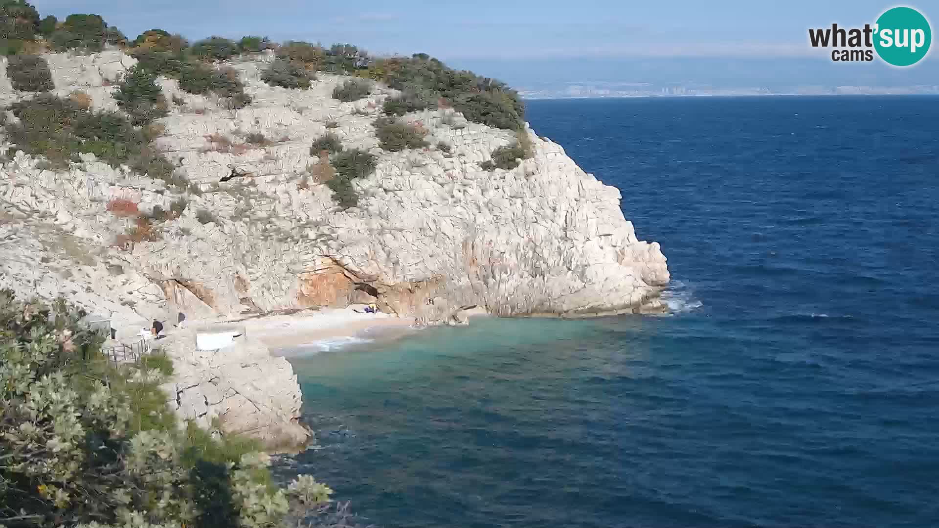 Webcam Brseč beach – Mošćenička Draga – Croatia