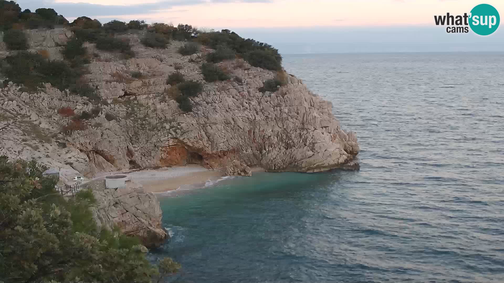 Webcam Brseč beach – Mošćenička Draga – Croatia