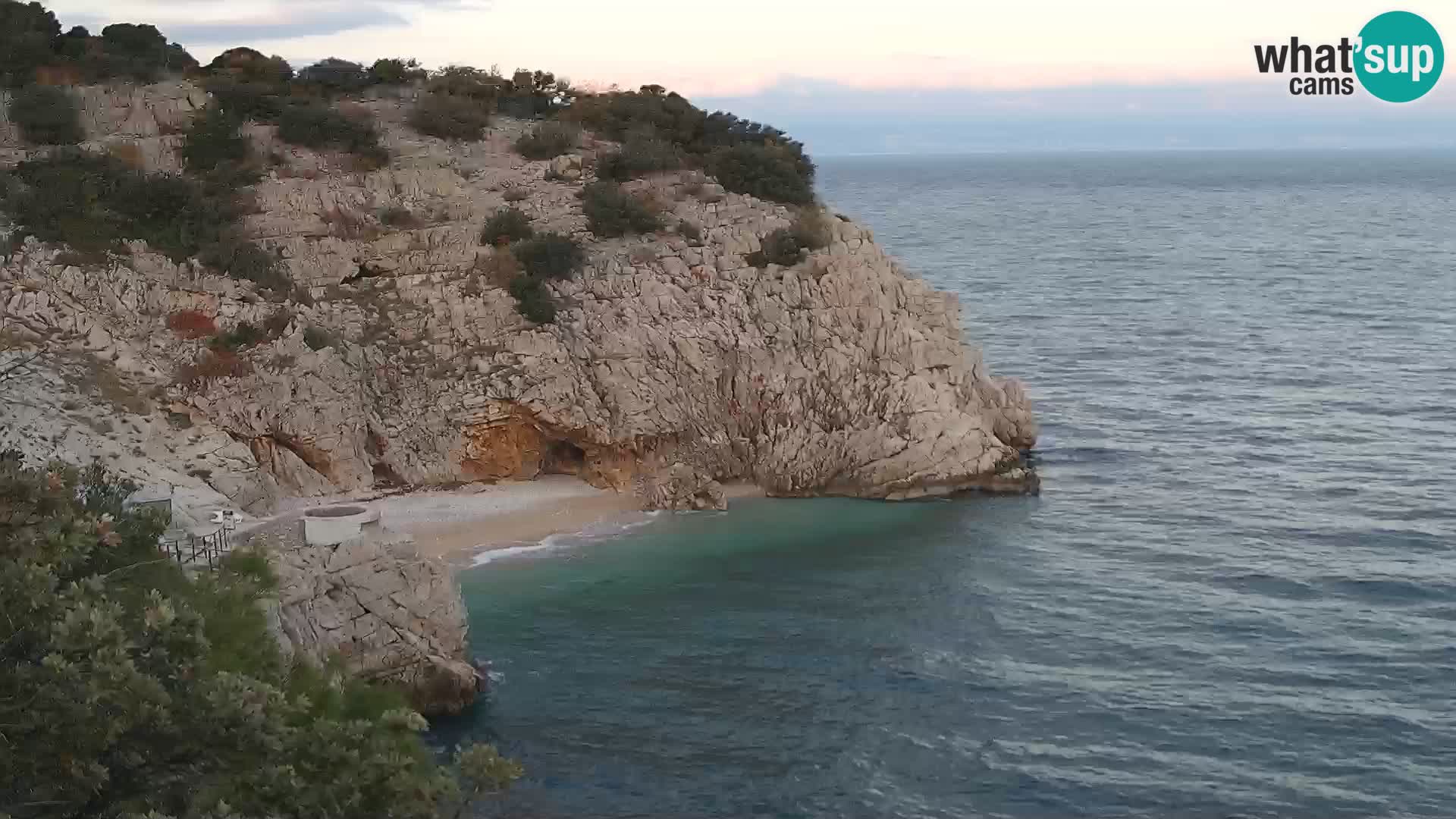 Webcam Bersezio spiaggia – Draga di Moschiena – Croazia