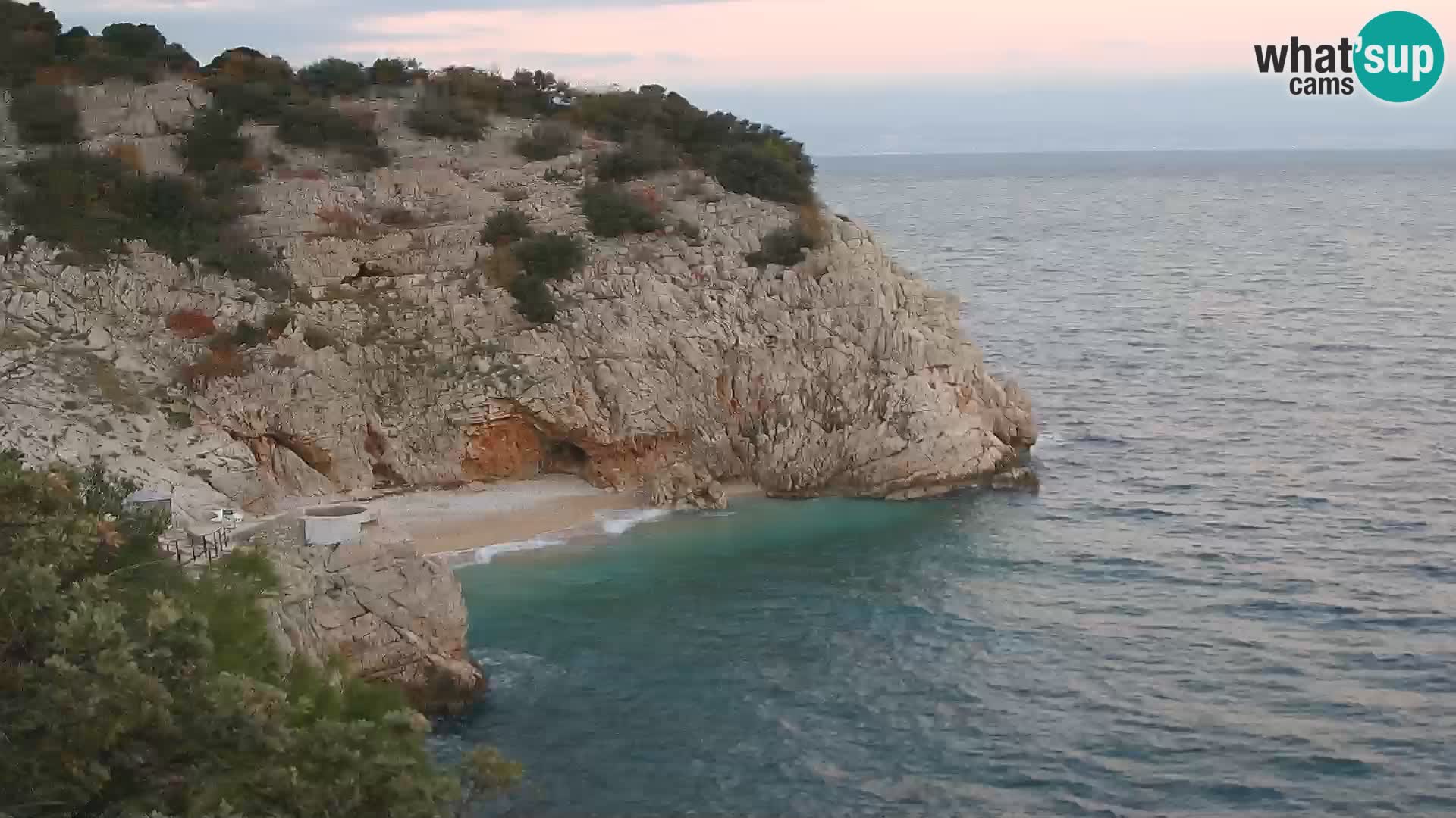 Webcam Bersezio spiaggia – Draga di Moschiena – Croazia