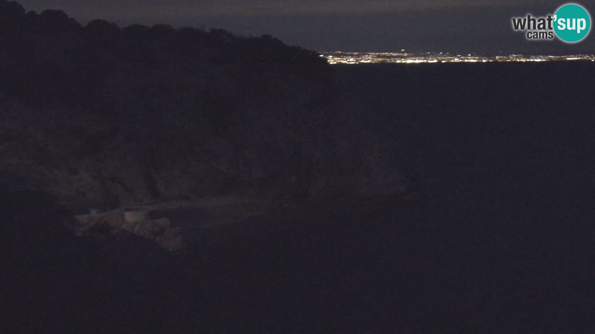 Webcam plage Brseč à Mošćenička Draga, Croatie