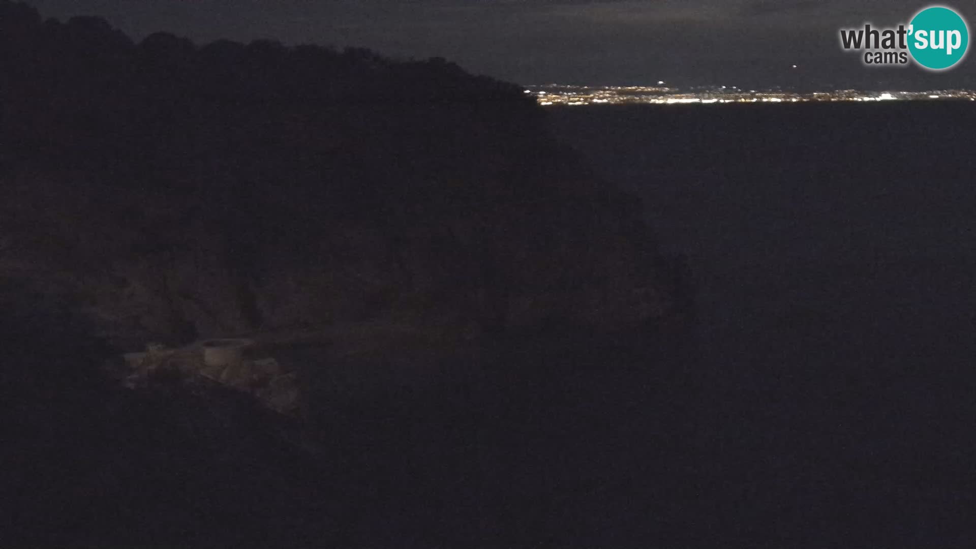 Webcam plage Brseč à Mošćenička Draga, Croatie