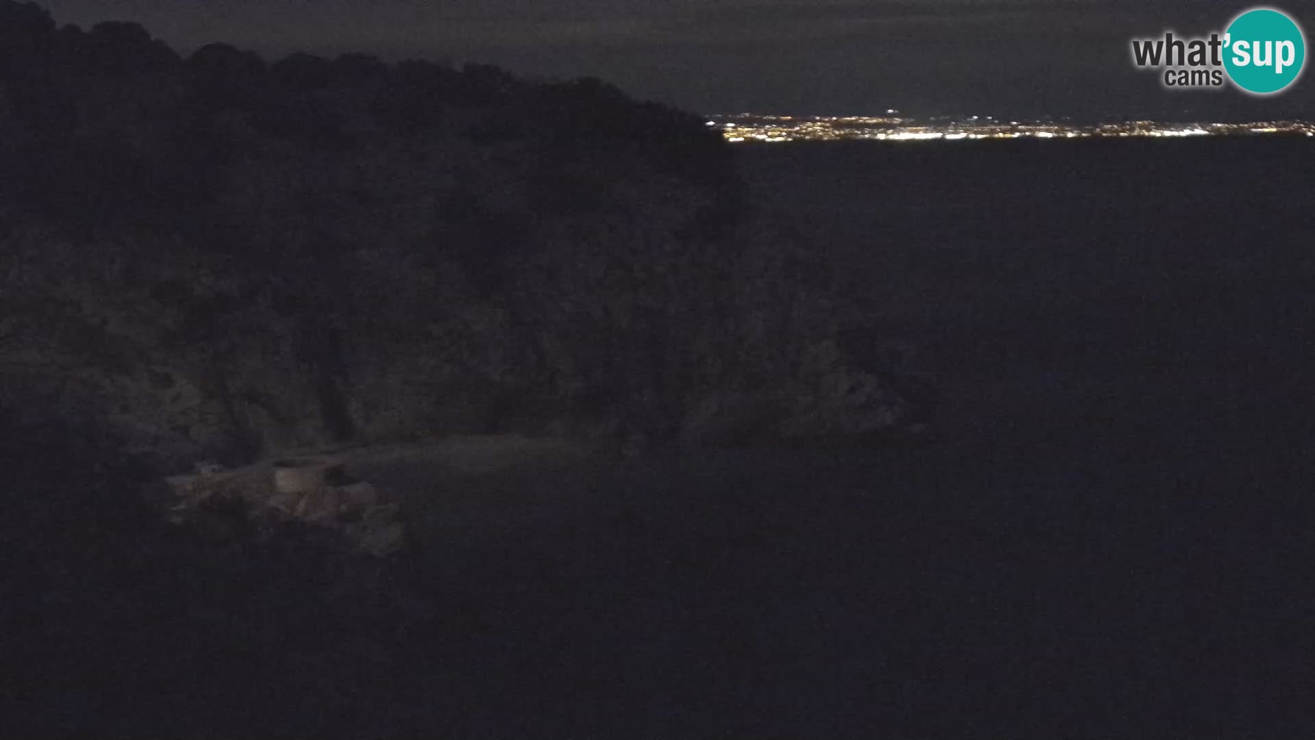 Webcam plage Brseč à Mošćenička Draga, Croatie