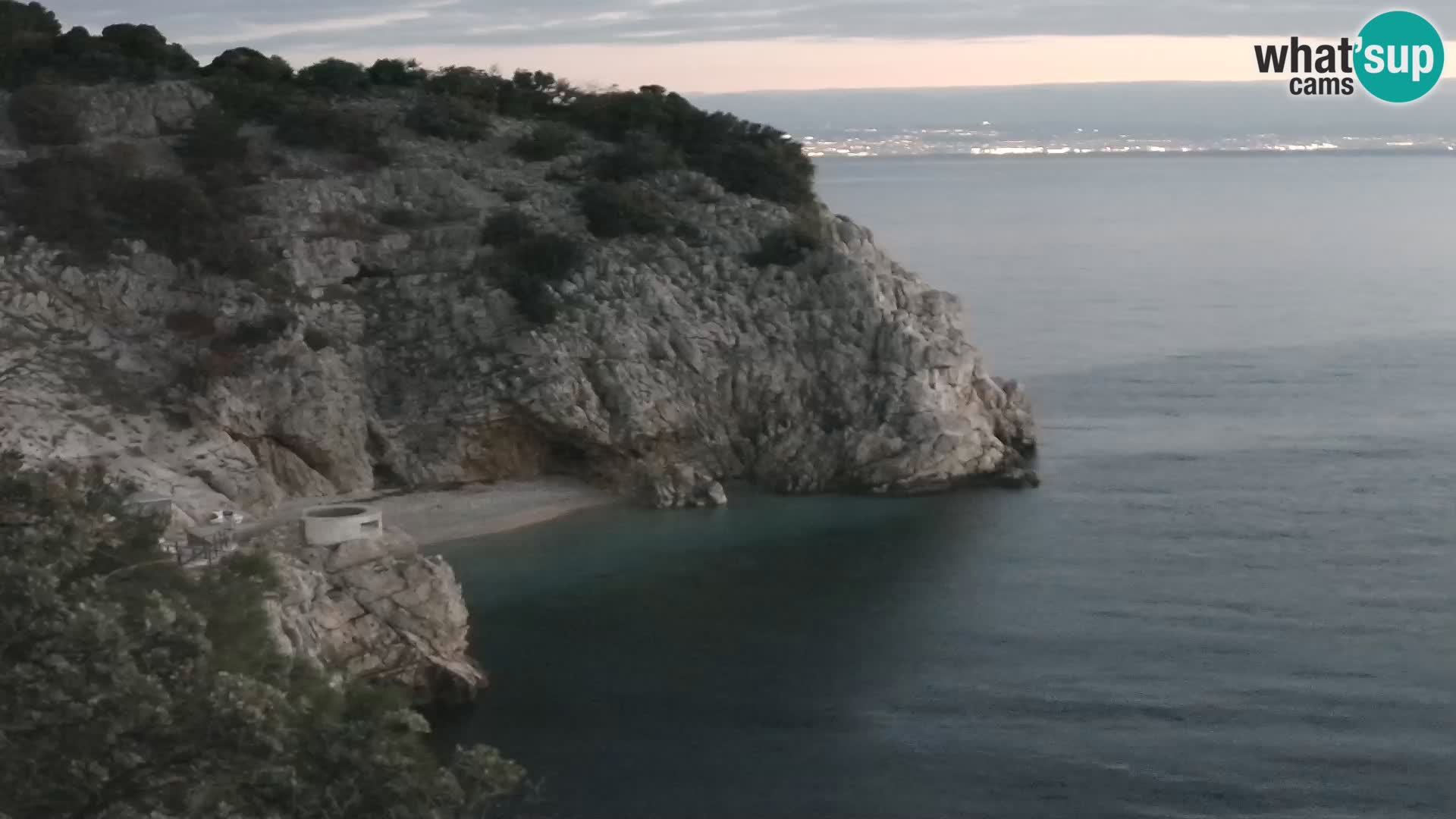 Webcam Brseč beach – Mošćenička Draga – Croatia