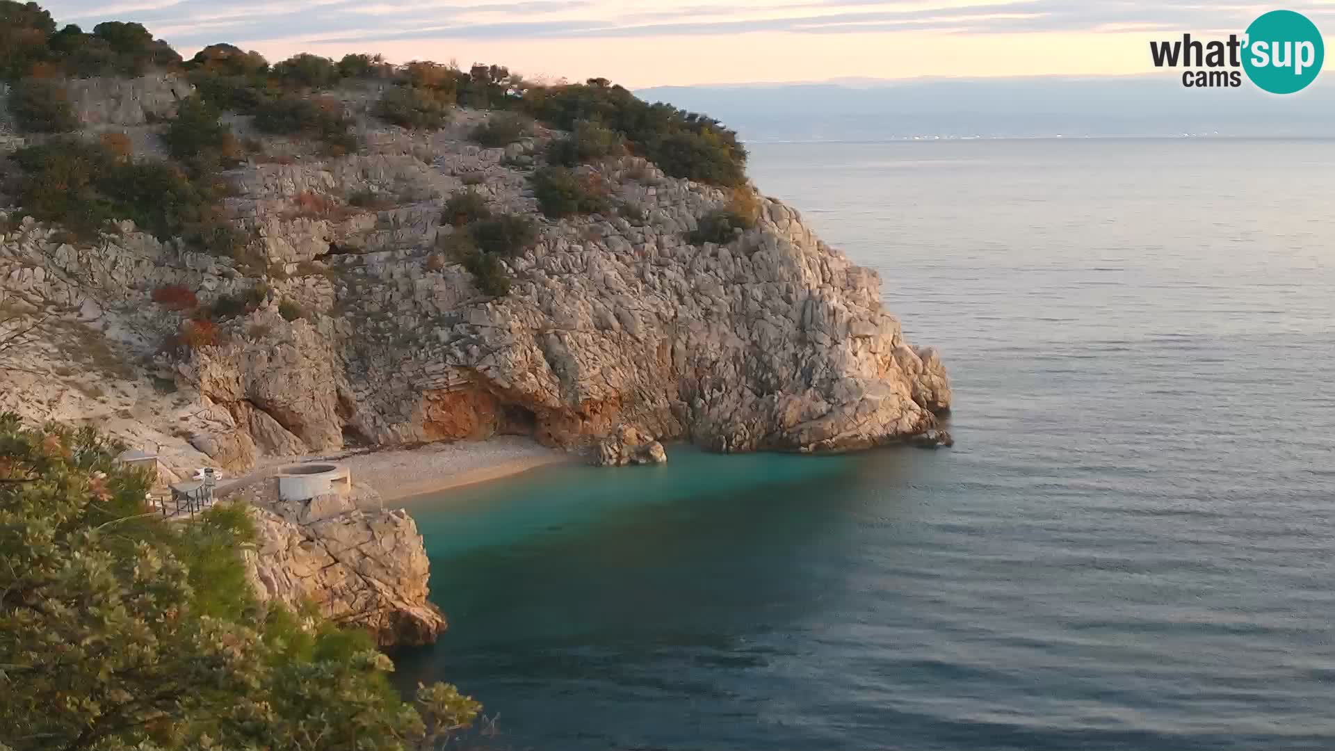 Web kamera plaže Brseč – Mošćenička Draga – Hrvatska