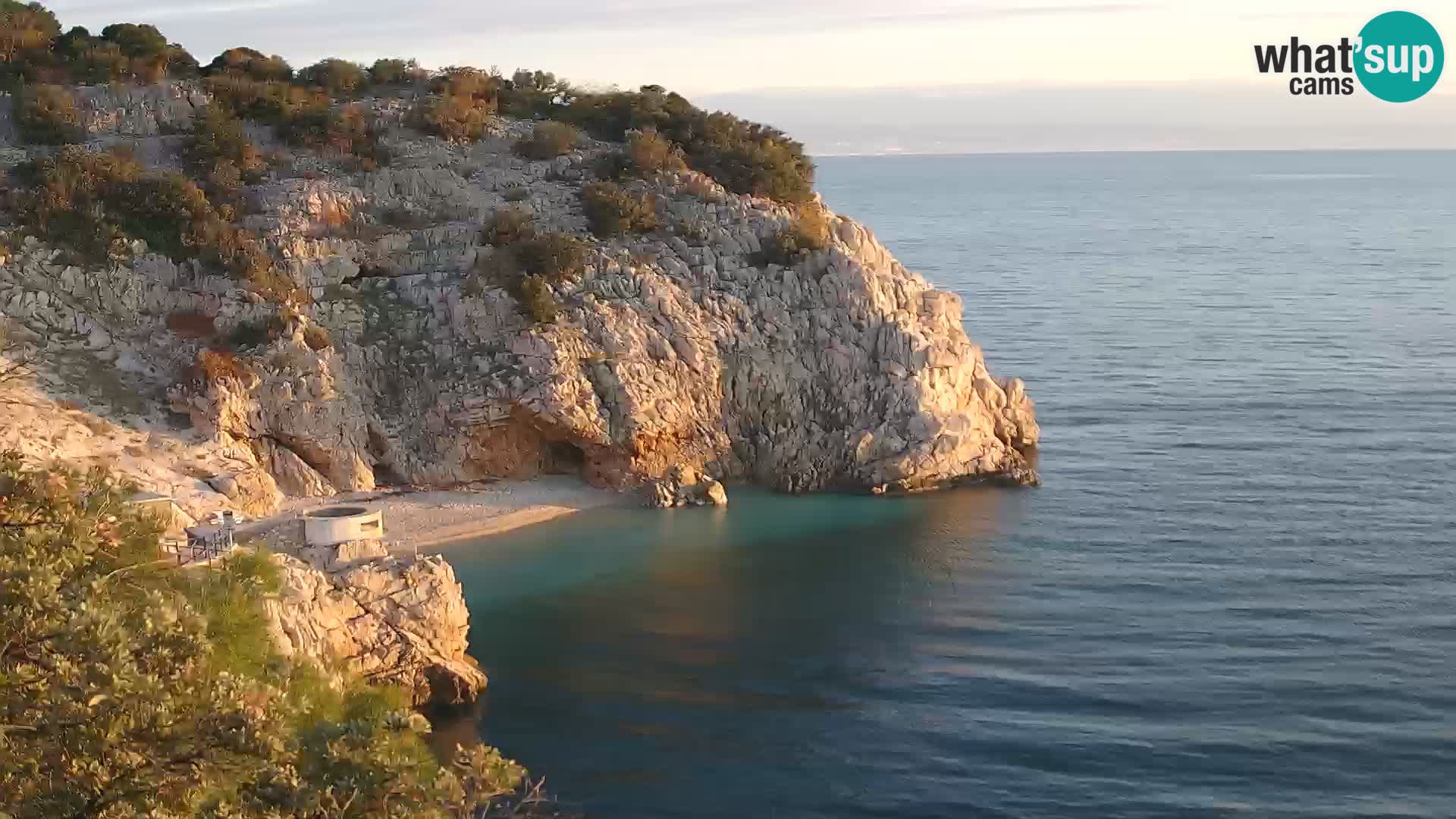 Web kamera plaže Brseč – Mošćenička Draga – Hrvatska