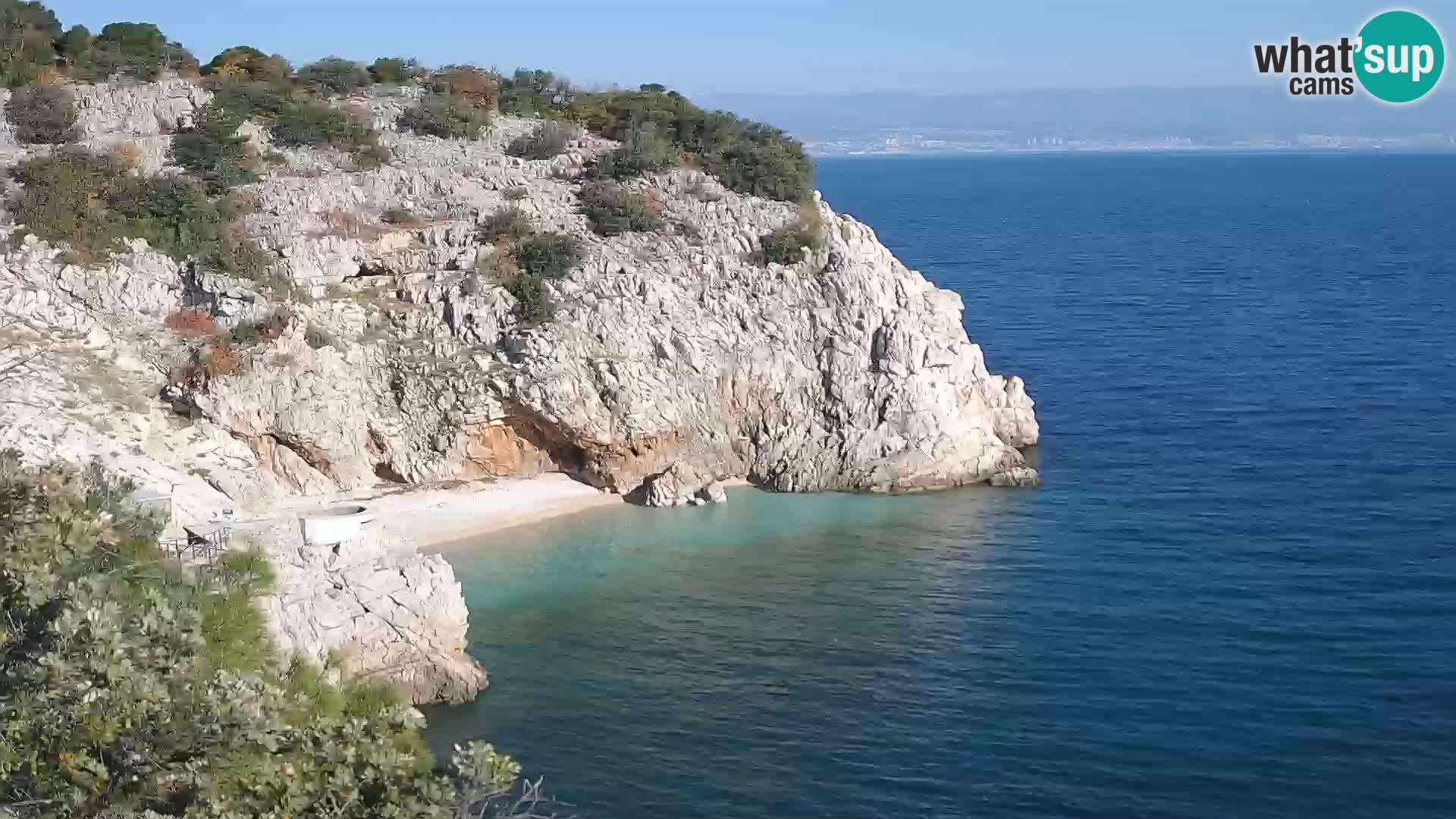 Webcam Brseč Strand – Mošćenička Draga – Kroatien