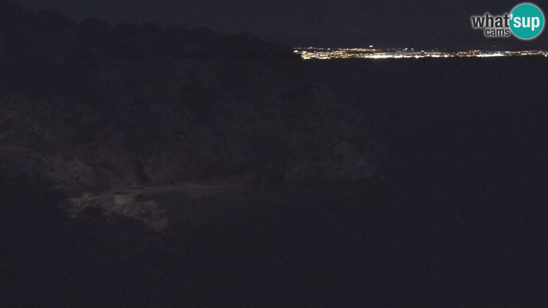 Webcam plage Brseč à Mošćenička Draga, Croatie