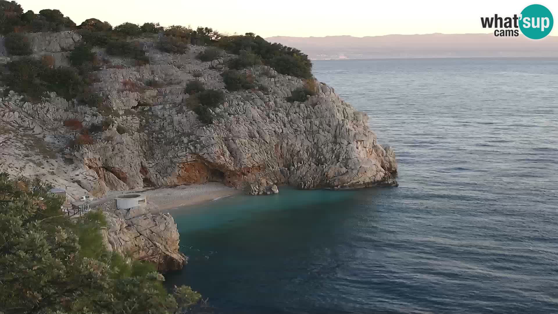 Webcam Brseč Strand – Mošćenička Draga – Kroatien